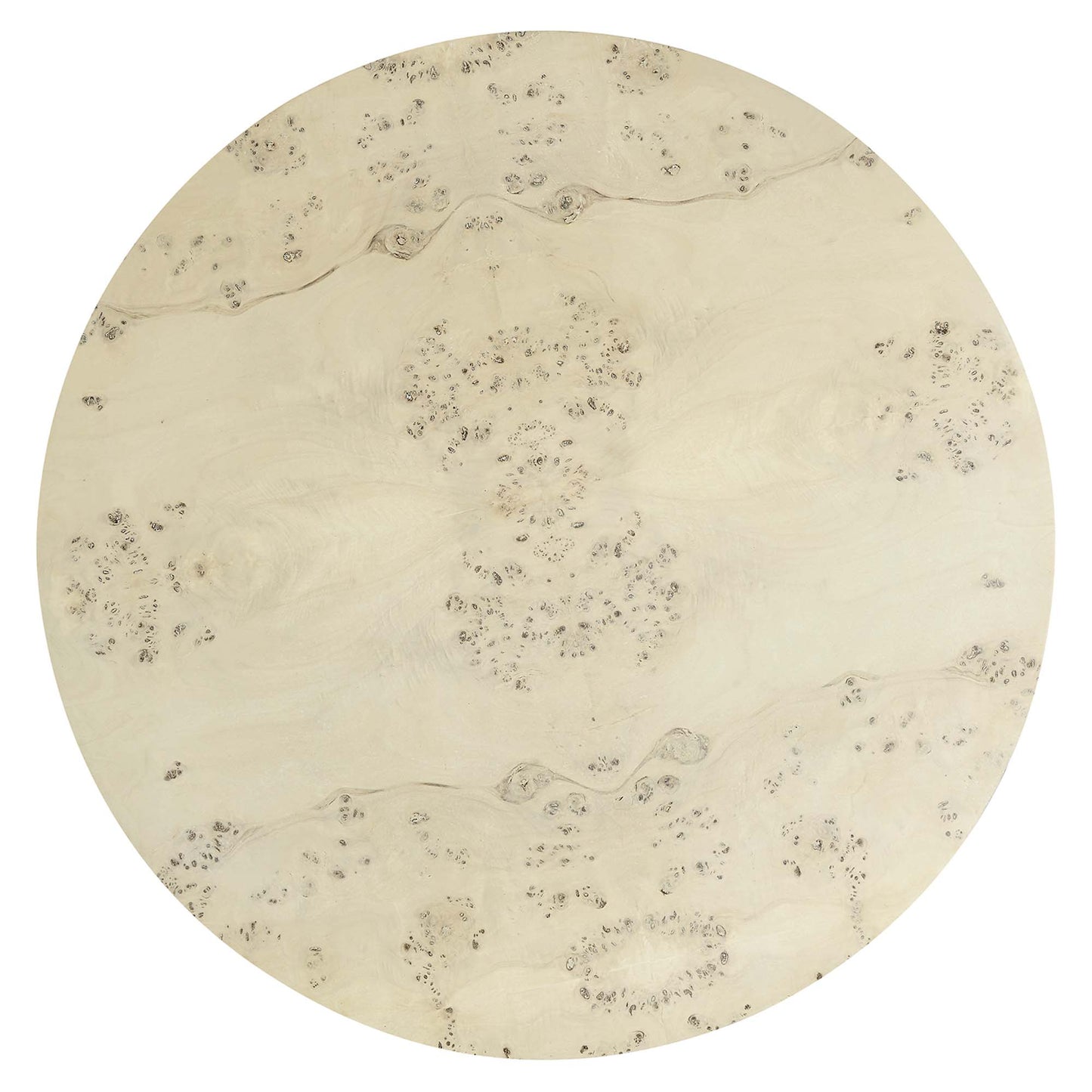 Cosmos 35" Round Burl Wood Coffee Table by Modway