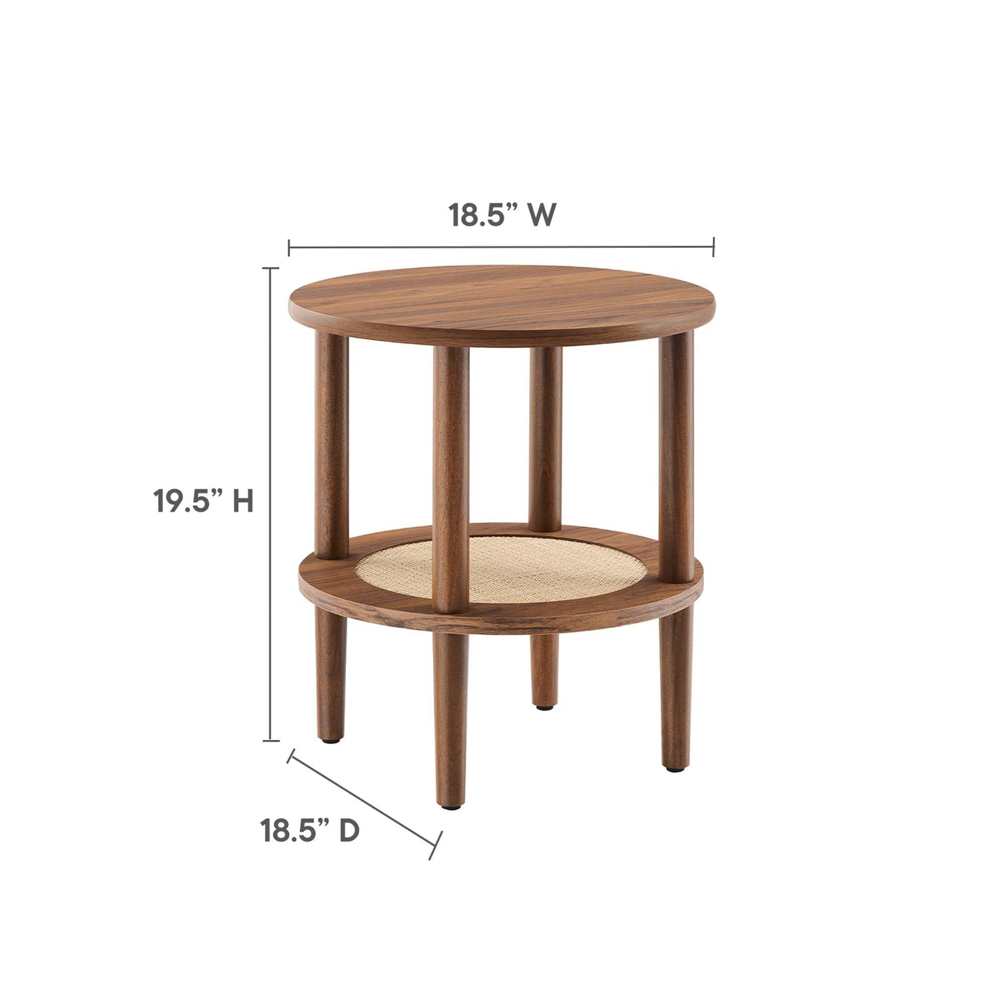 Torus Round Side Table by Modway