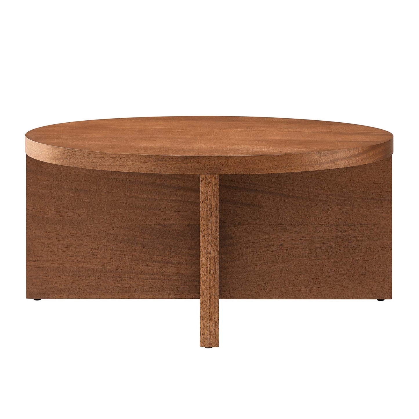 Silas Round Wood Coffee Table by Modway