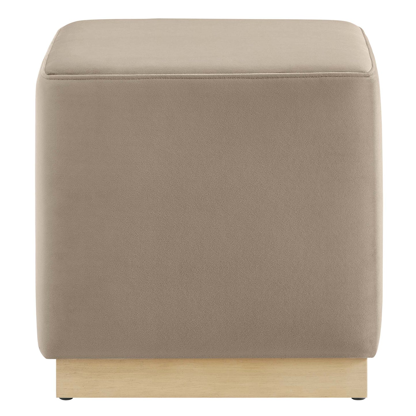 Tilden 16" Round Performance Velvet Upholstered Ottoman by Modway