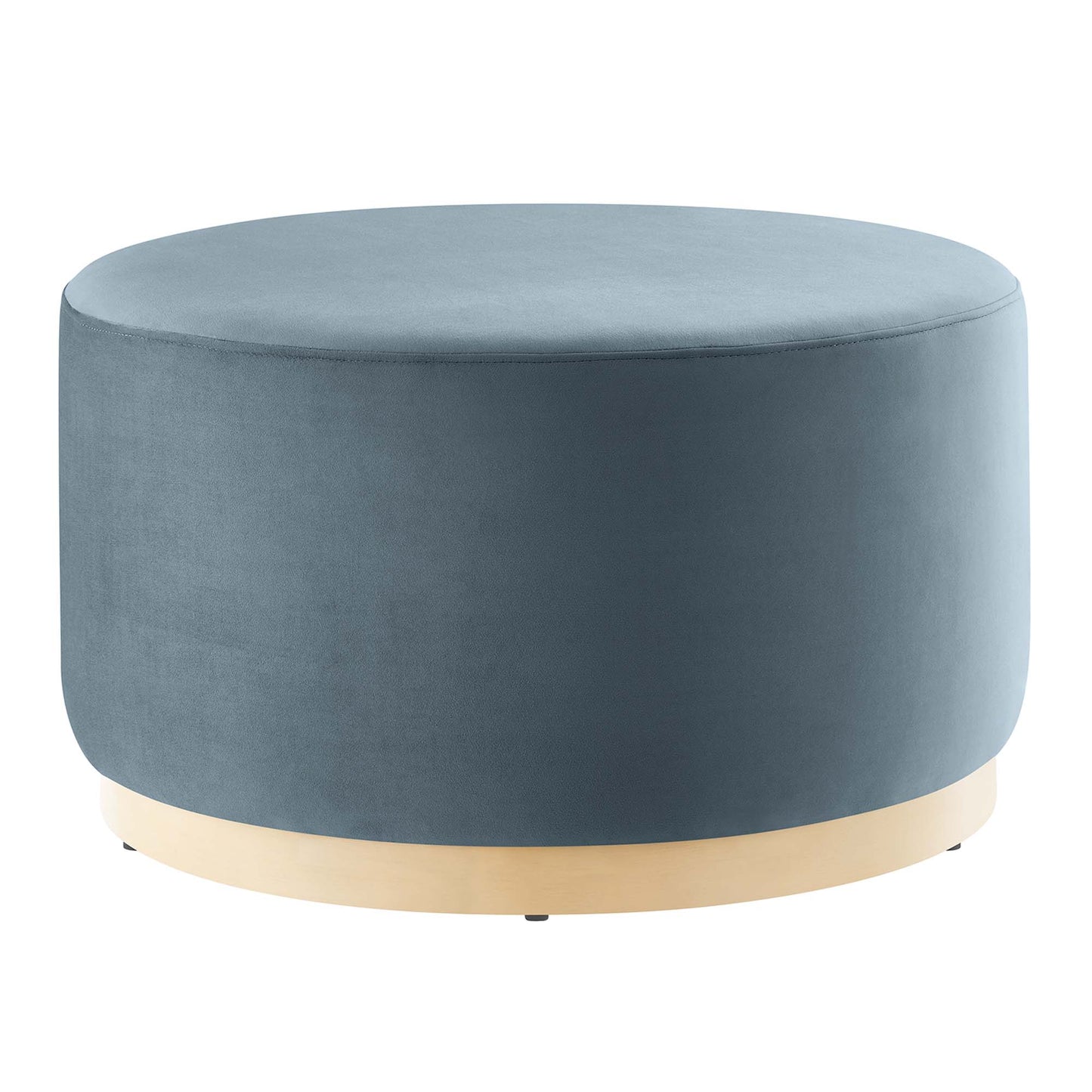 Tilden 16" Round Performance Velvet Upholstered Ottoman by Modway