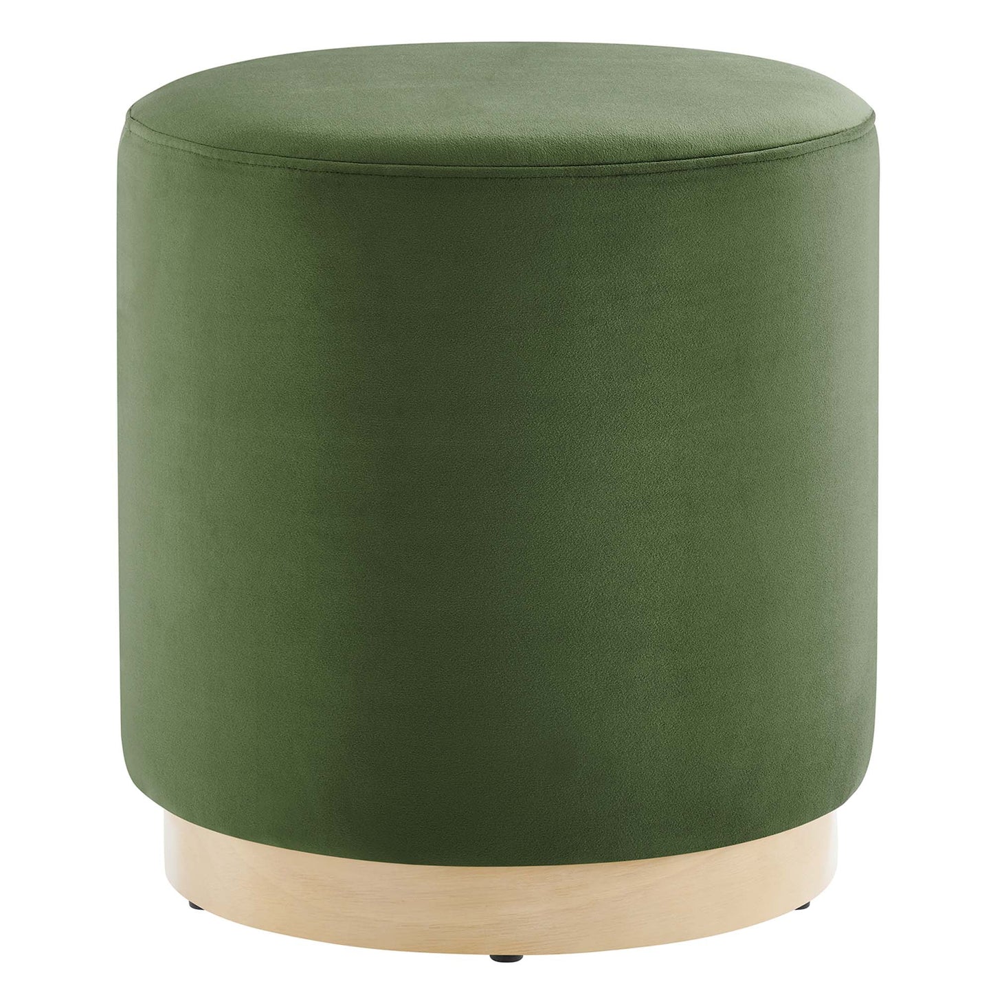 Tilden 16" Round Performance Velvet Upholstered Ottoman by Modway