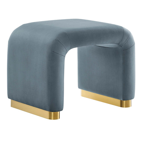 Koda Performance Velvet Waterfall Stool by Modway