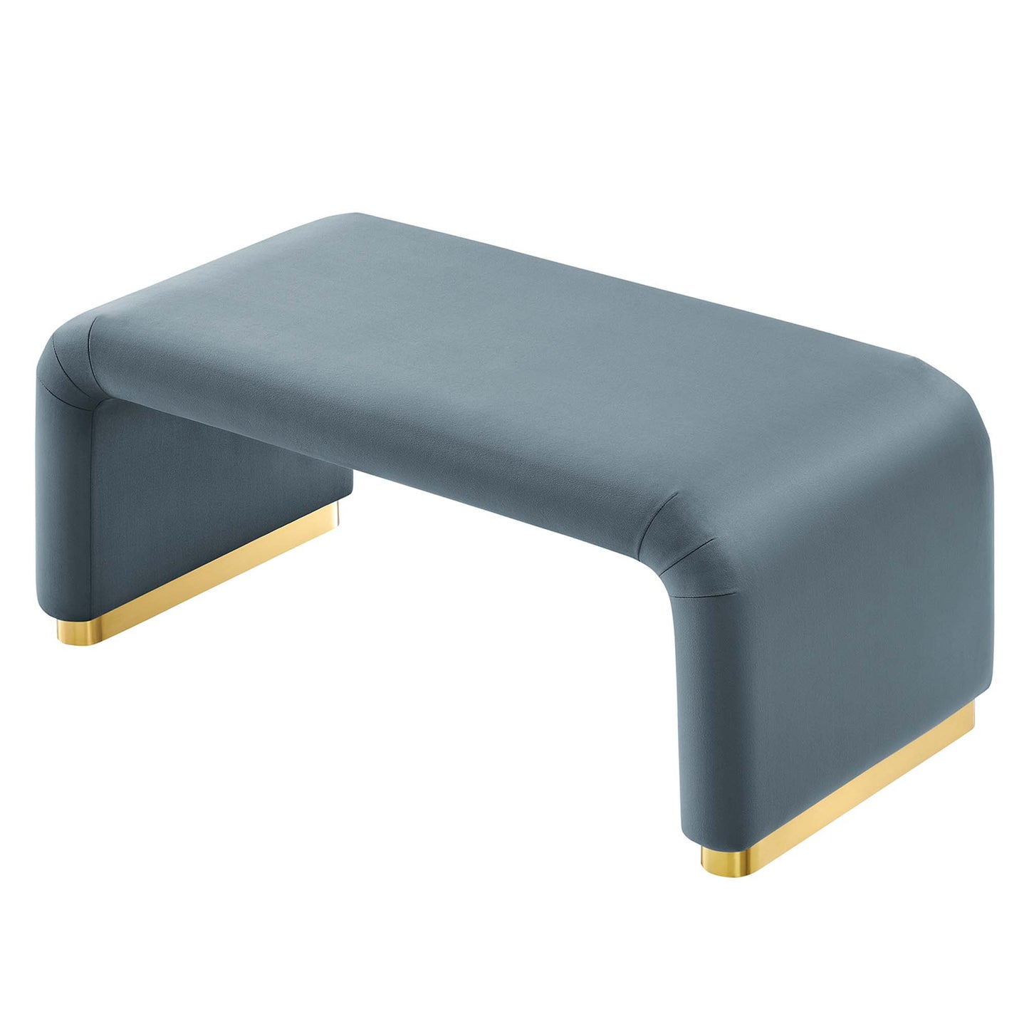 Koda Performance Velvet Waterfall Ottoman by Modway