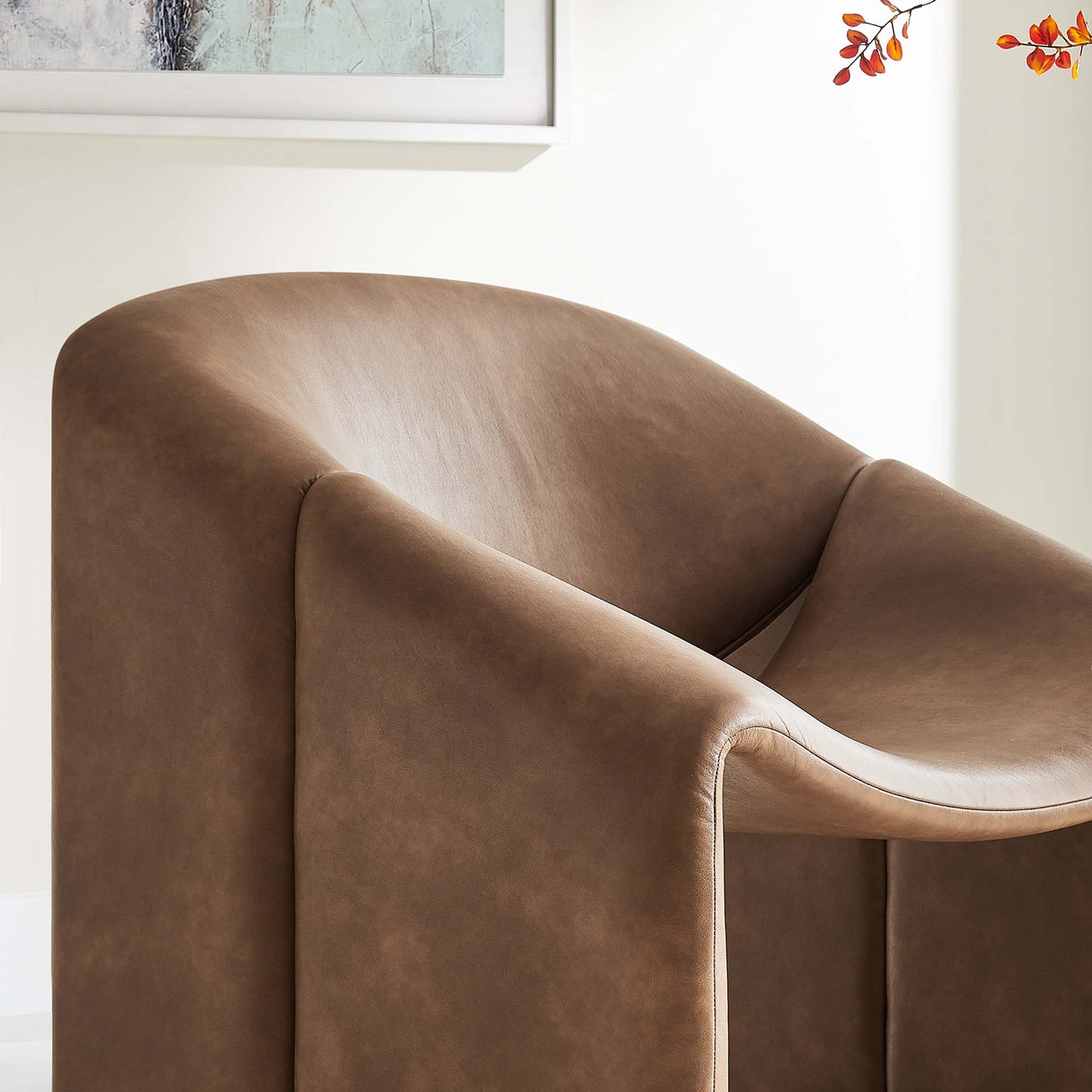 Vivi Vegan Leather Accent Chair by Modway