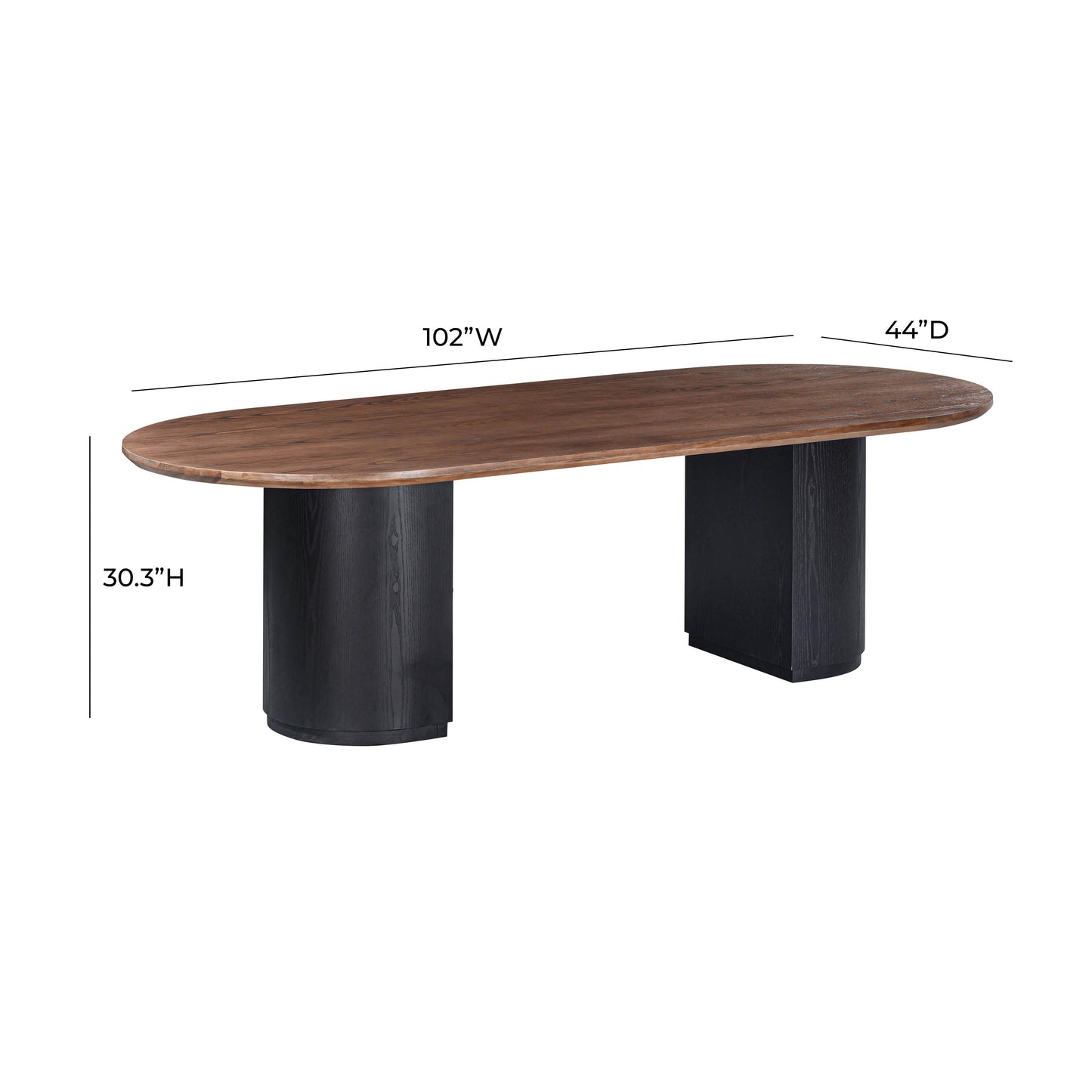Marlow Natural Wood Dining Table