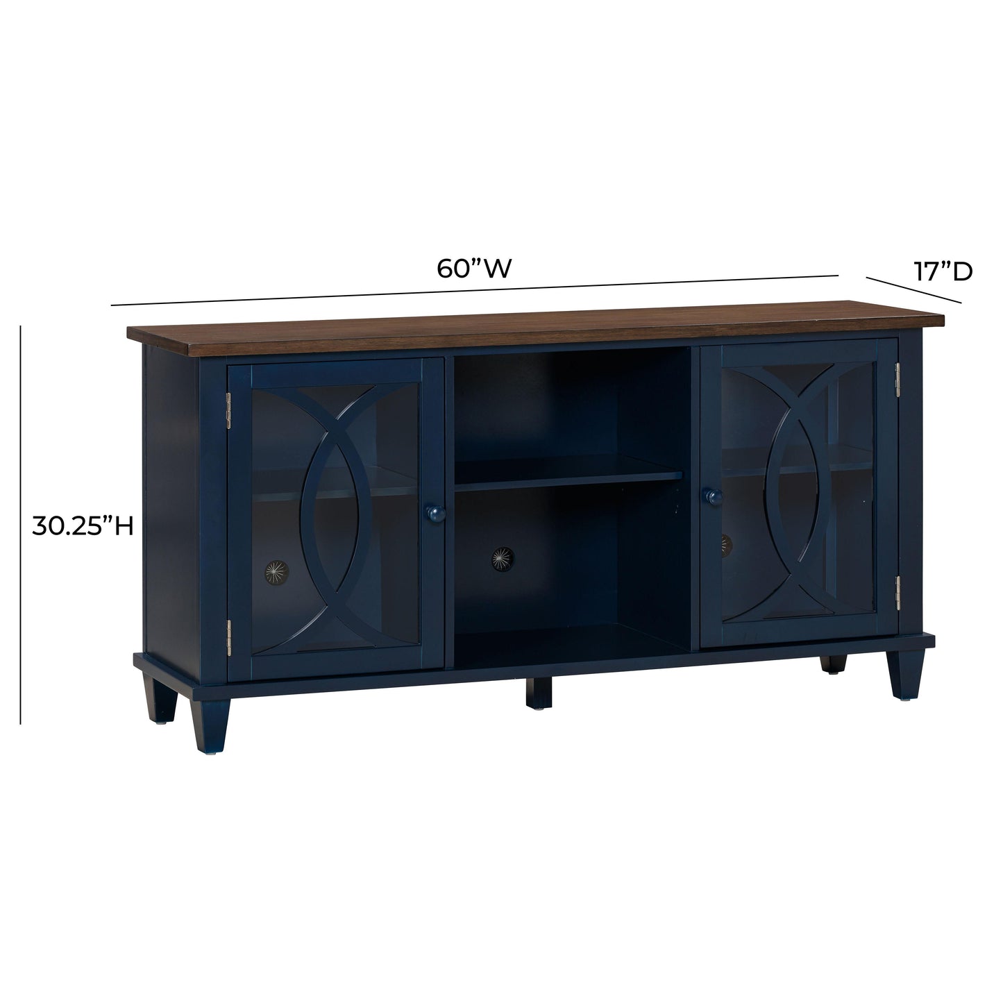 Presby Blue 60" Console