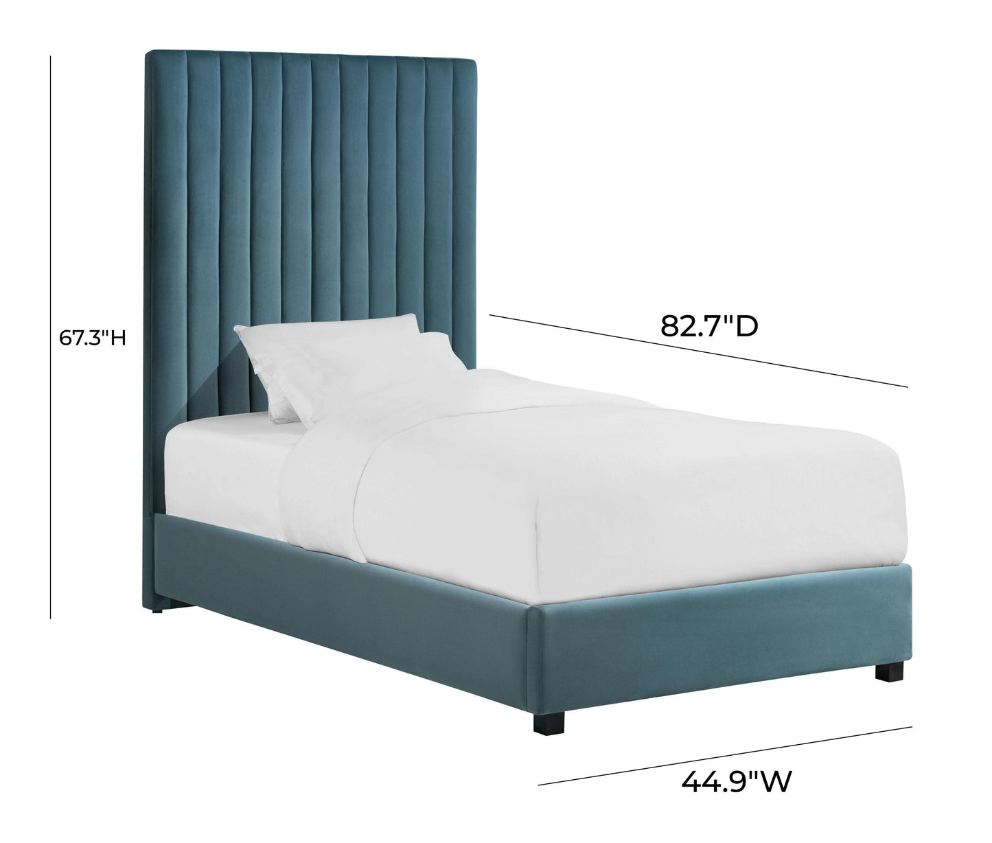 Arabelle Grey Bed in King