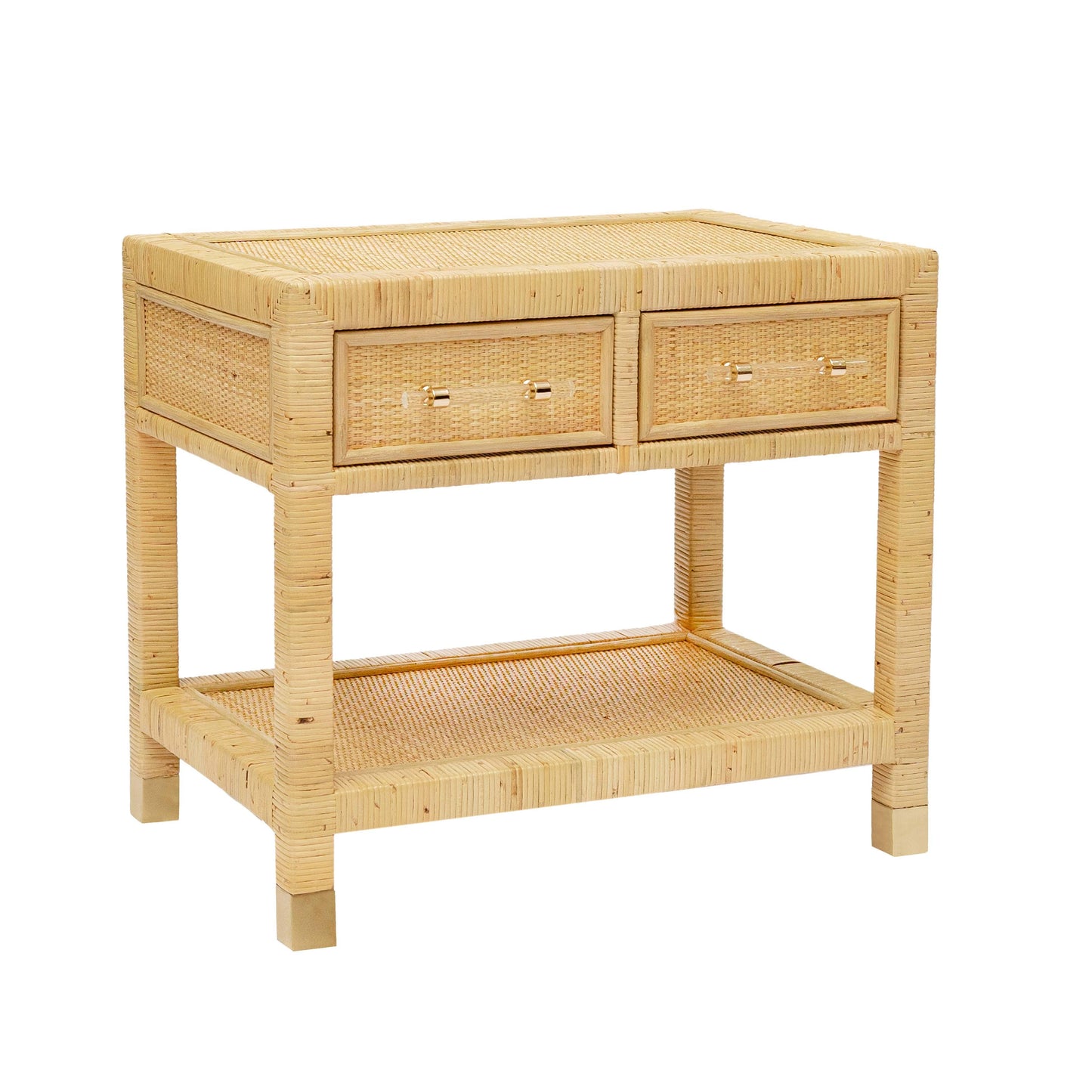 Amara Natural Rattan Nightstand