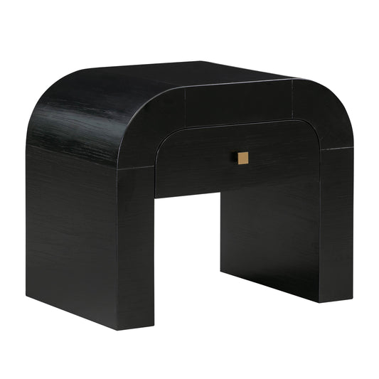 Hump Black Nightstand