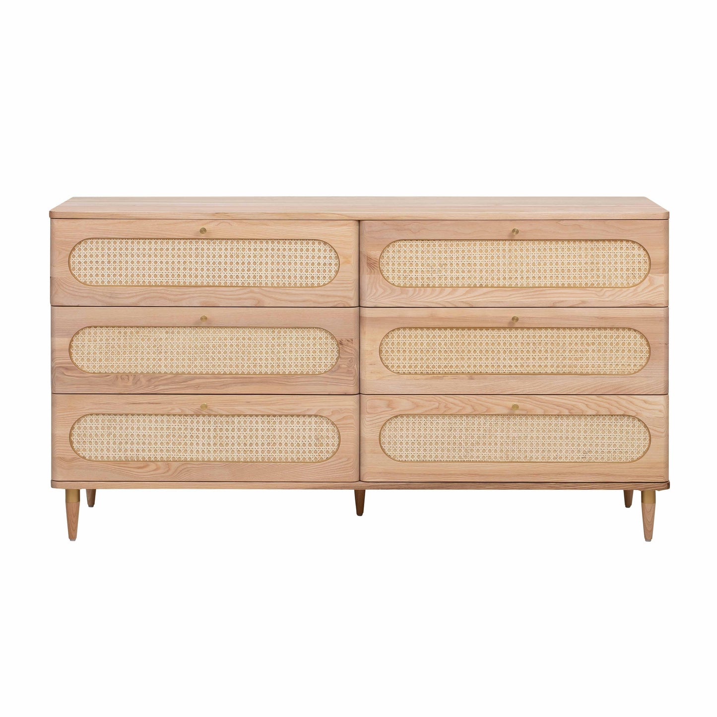 Carmen Cane 6 Drawer Dresser