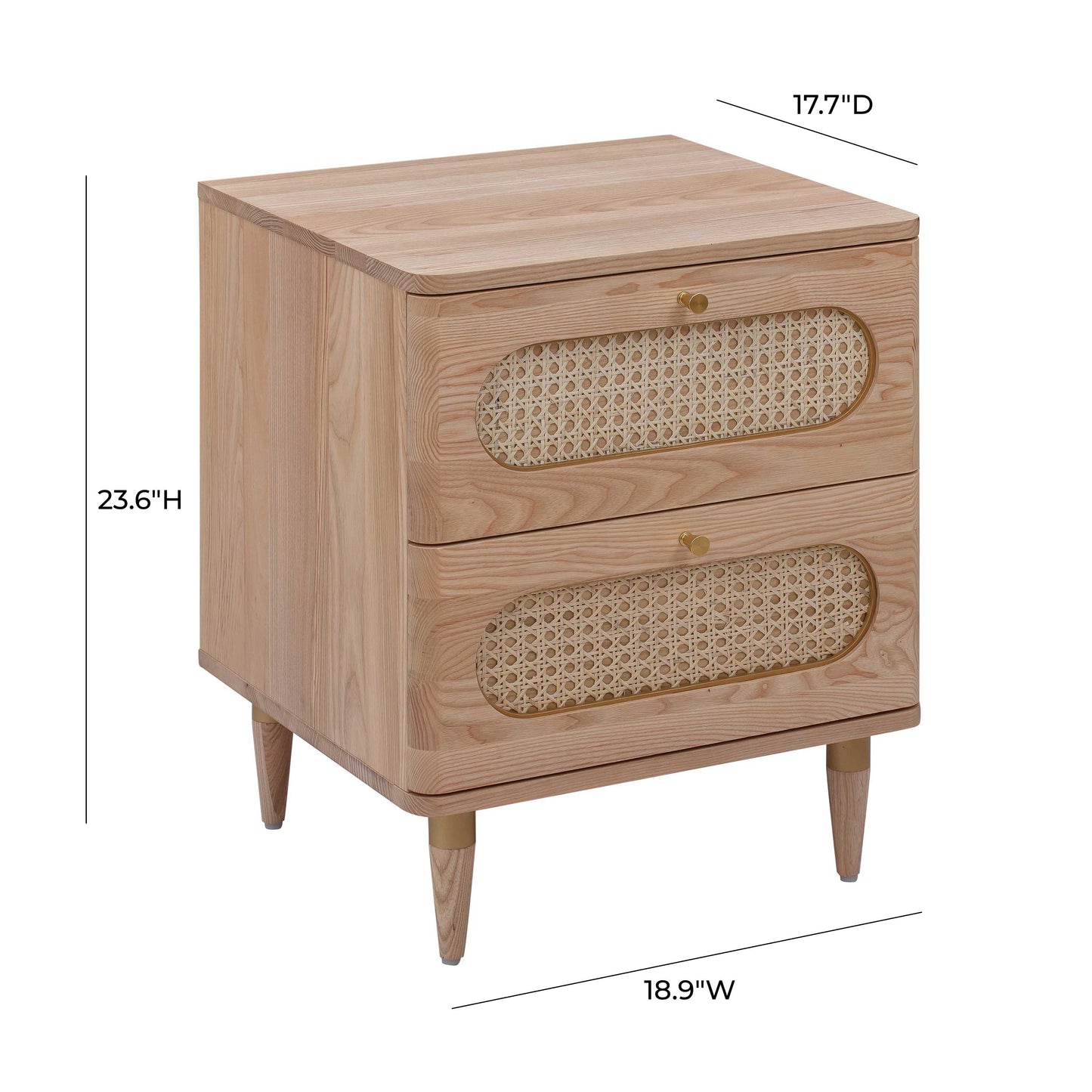 Carmen Cane Nightstand