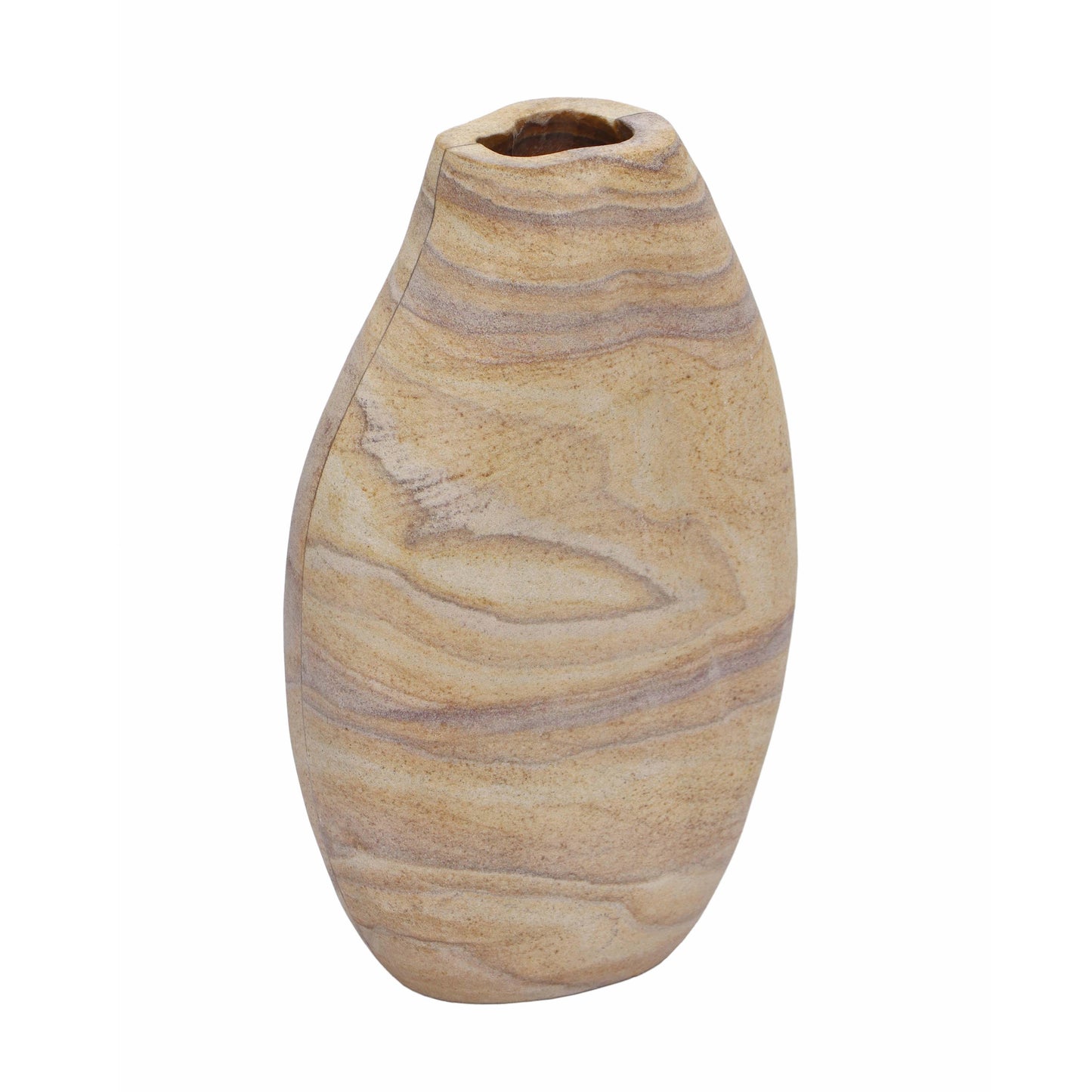 Saava Sandstone Curved Vase