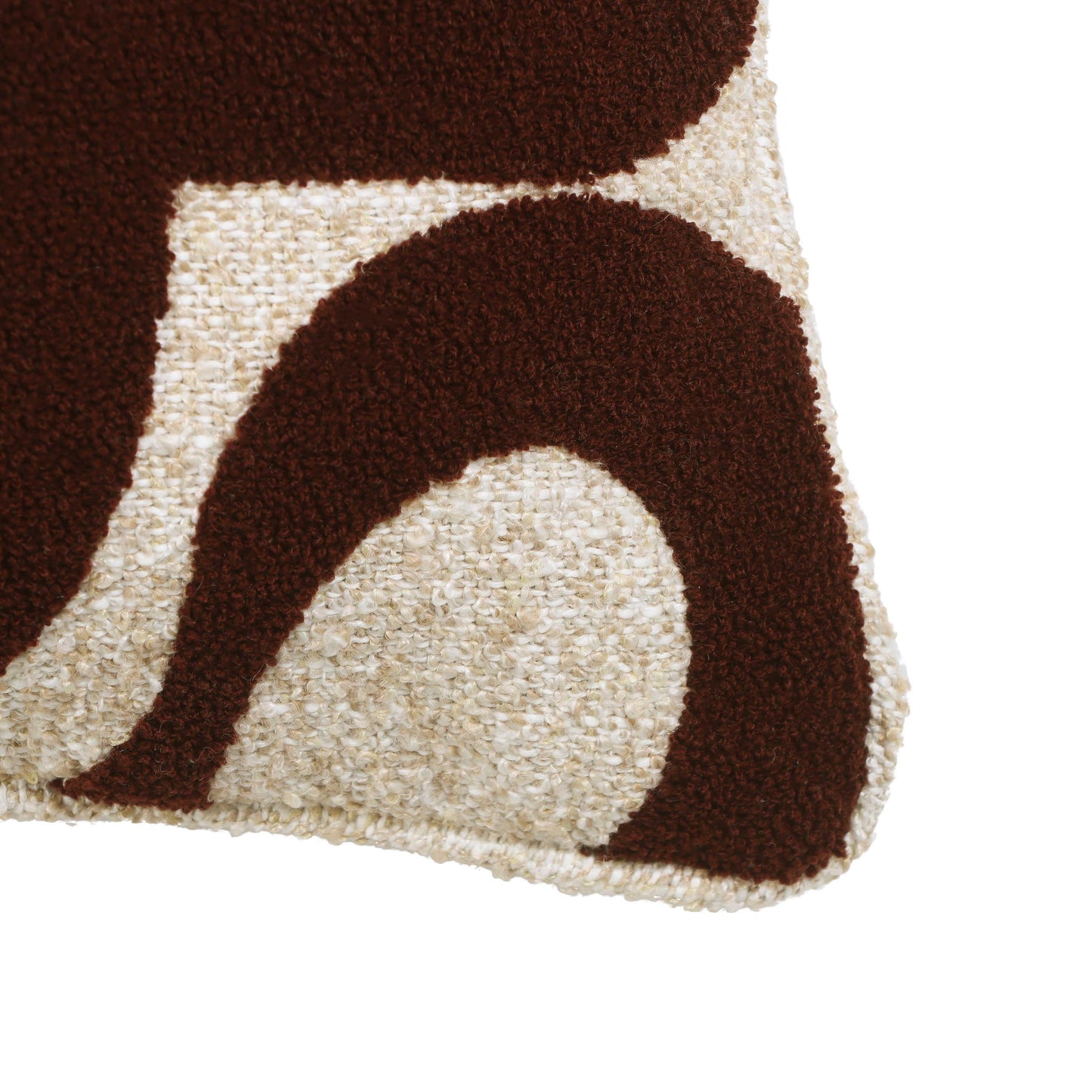 Bonney Chocolate Brown Boucle Accent Cushion