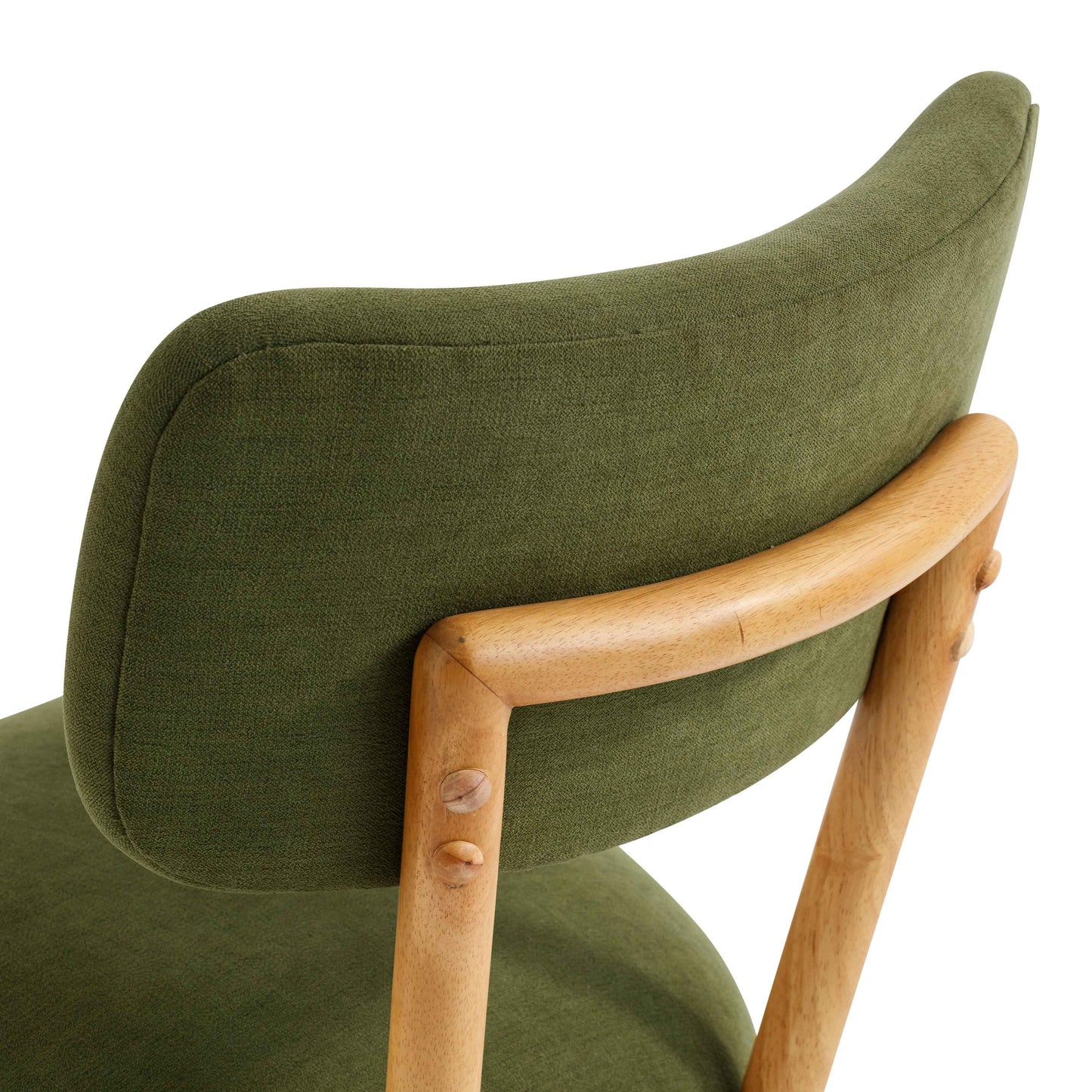 Bobbie Cream Performance Upcycled Fabric Dining Chair