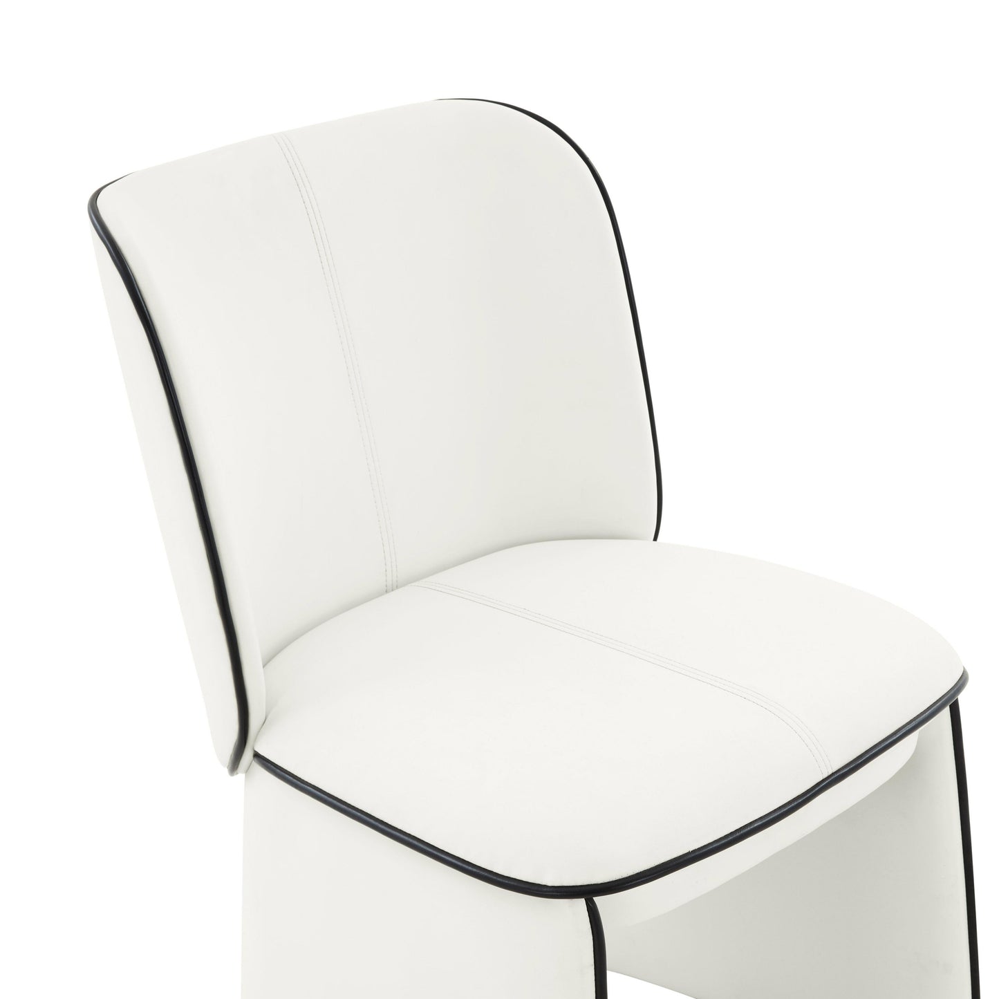 Kinsley Cream Performance Vegan Leather Dining Chair