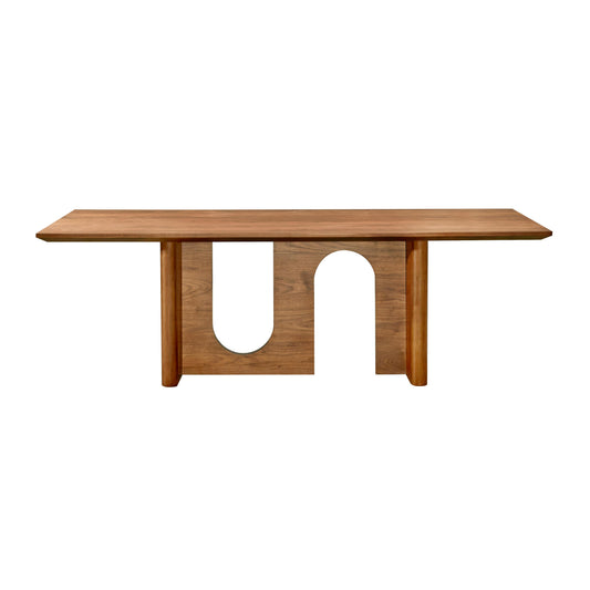 Satra Walnut Rectangular Dining Table