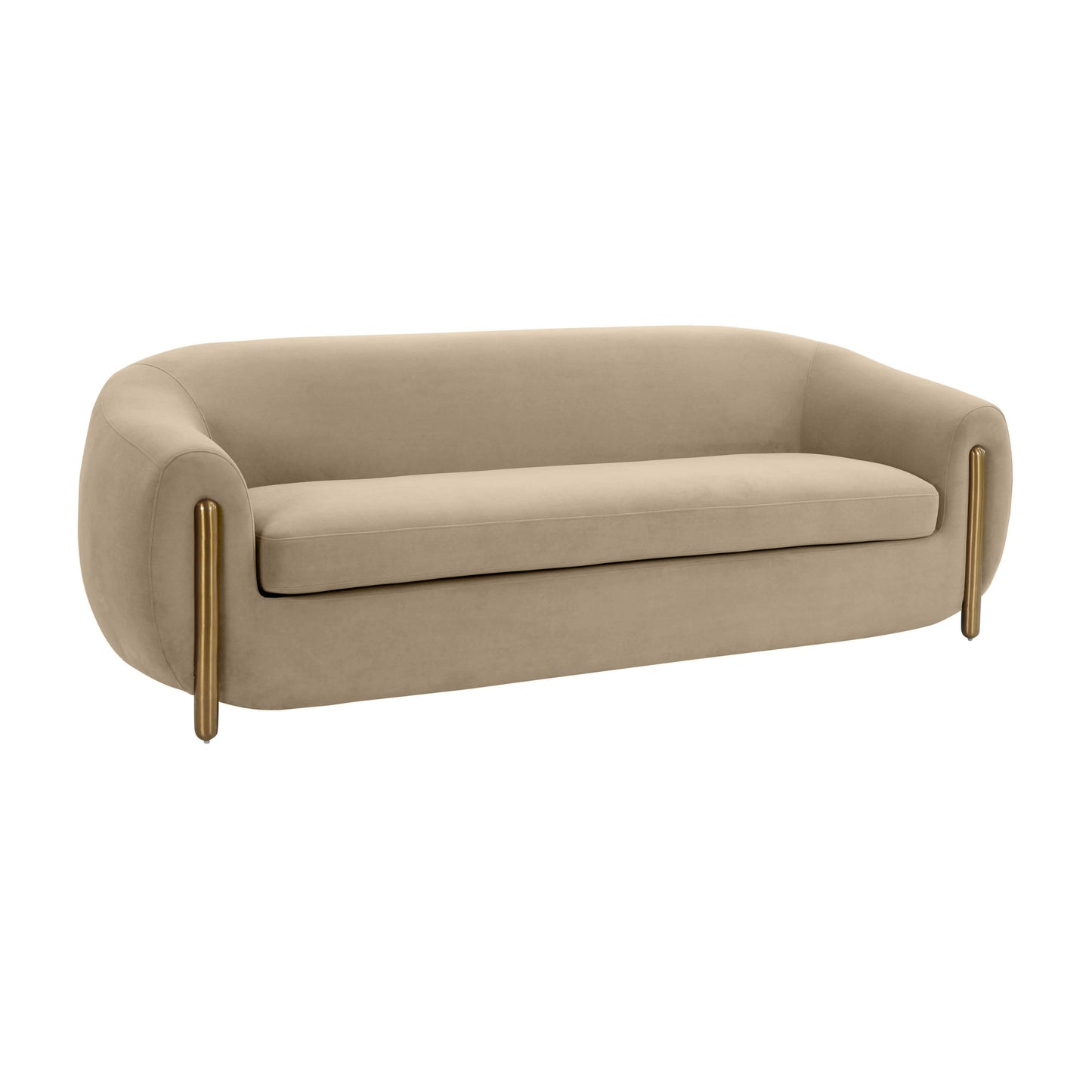 Lina Cream Textured Linen Sofa