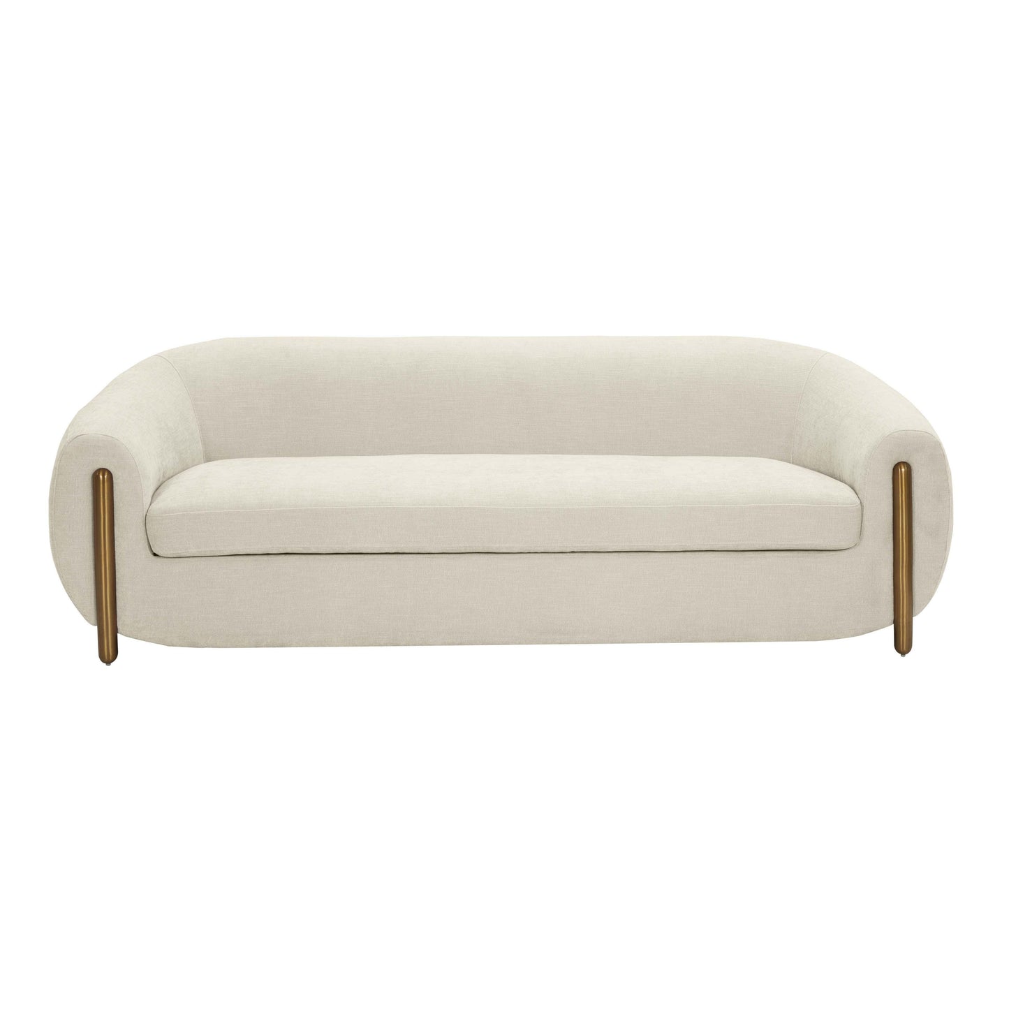 Lina Cream Textured Linen Sofa