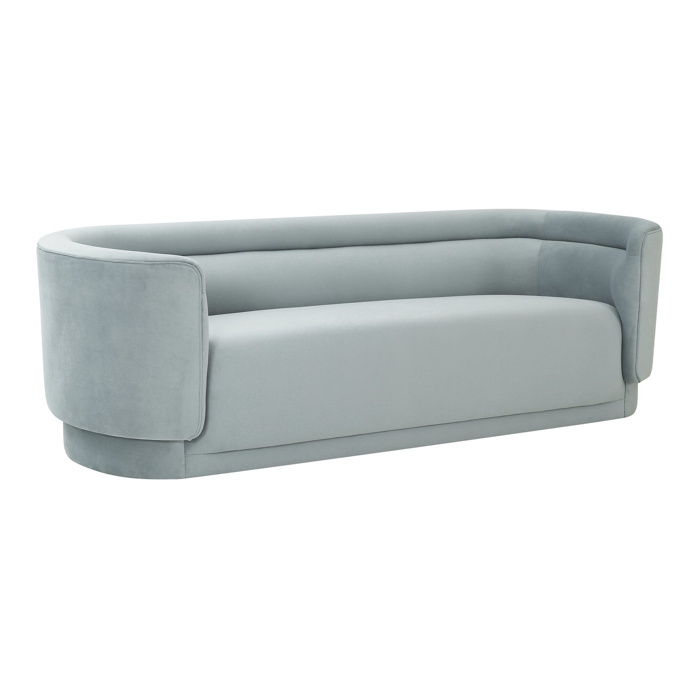 Macie Sea Blue Velvet Sofa