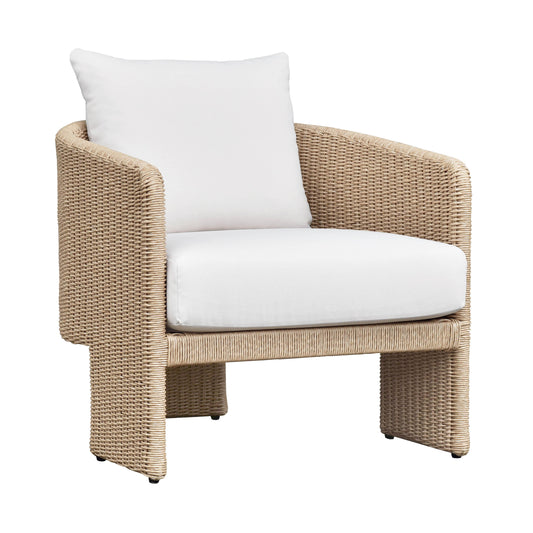 Alexa Cream Performance Fabric Outdoor Armchair