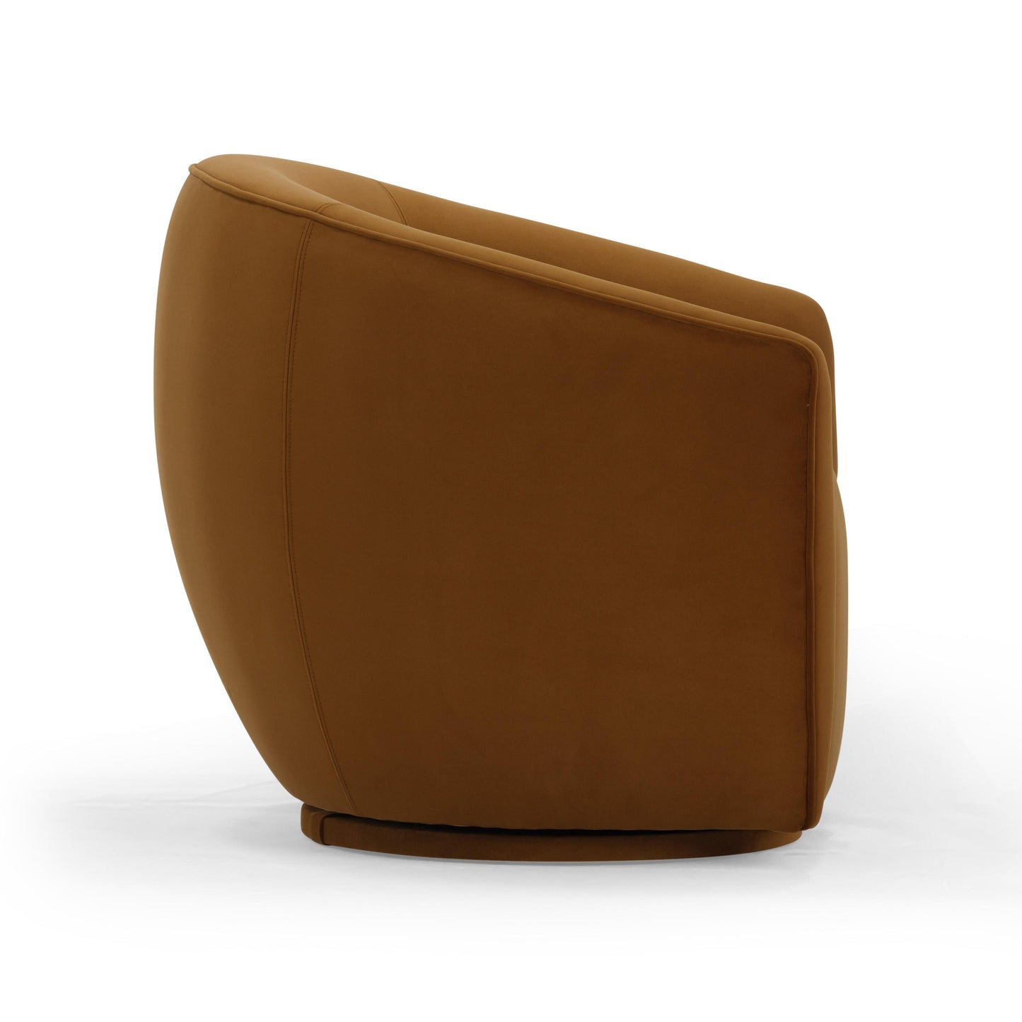 Jordan Tan Velvet Swivel Chair