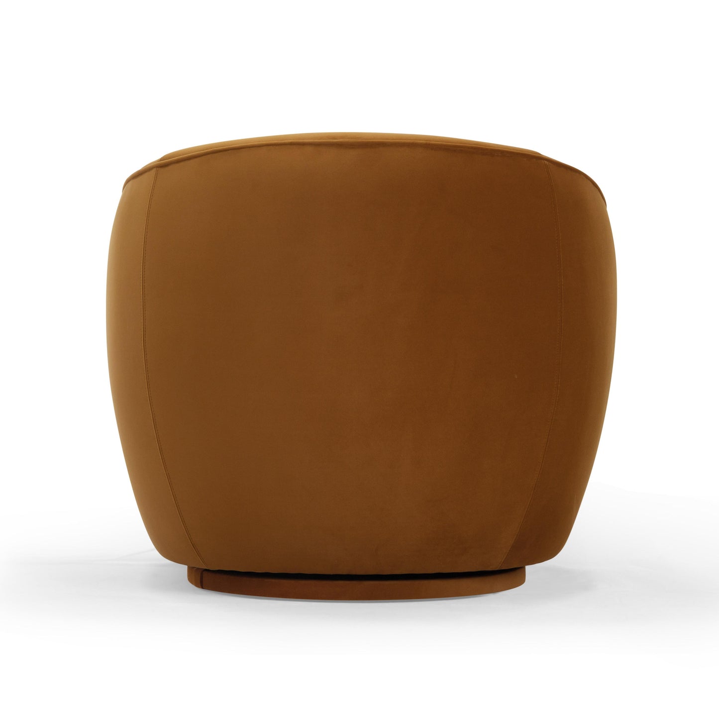 Jordan Tan Velvet Swivel Chair