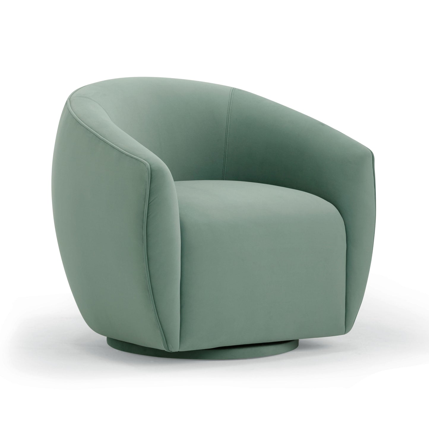 Jordan Tan Velvet Swivel Chair