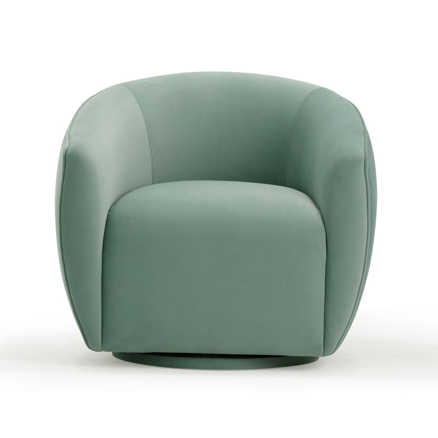 Jordan Tan Velvet Swivel Chair