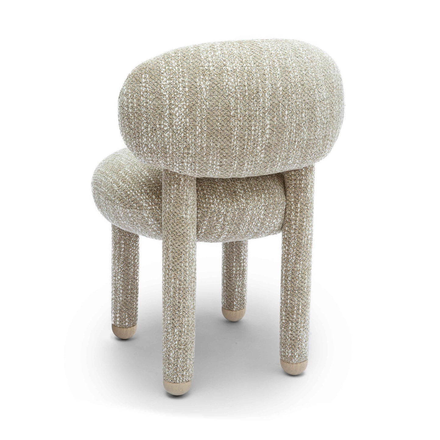 Manu Teal Nubby Performance Fabric Side Chair