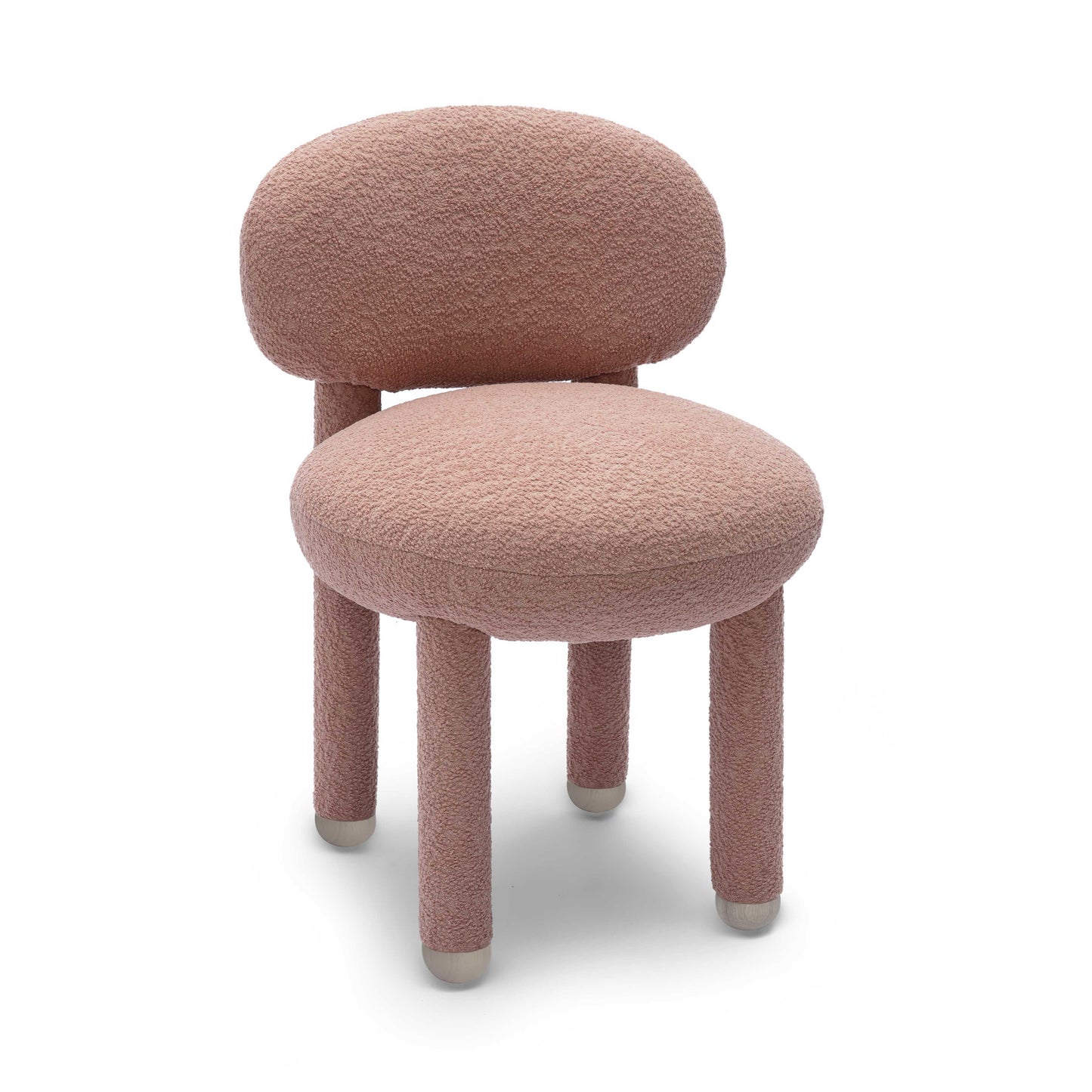 Manu Teal Nubby Performance Fabric Side Chair