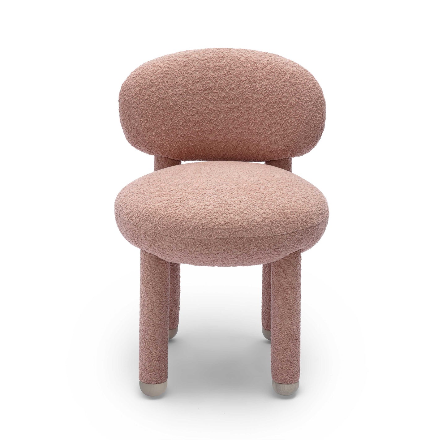 Manu Teal Nubby Performance Fabric Side Chair