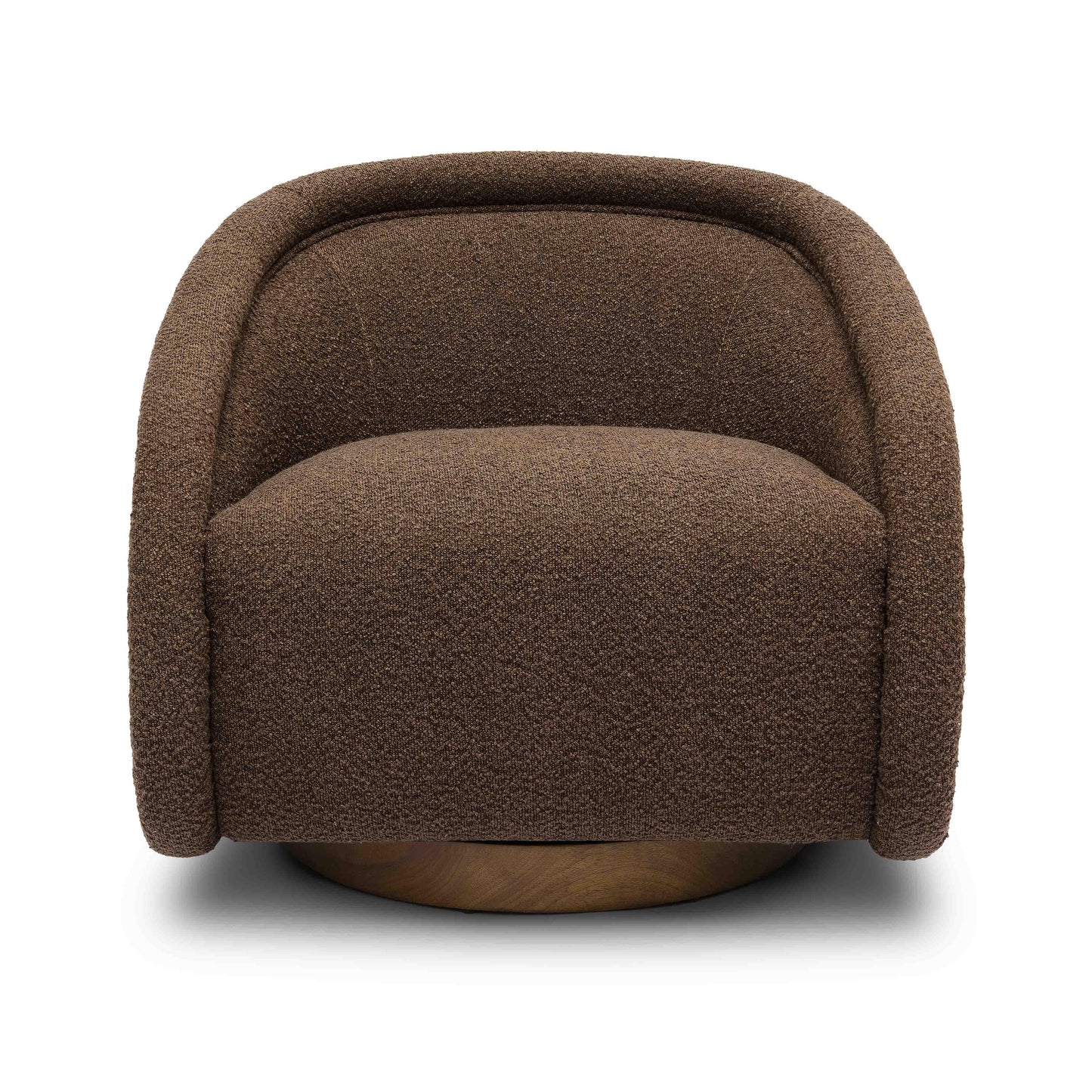 Rory Grey Boucle Swivel Chair