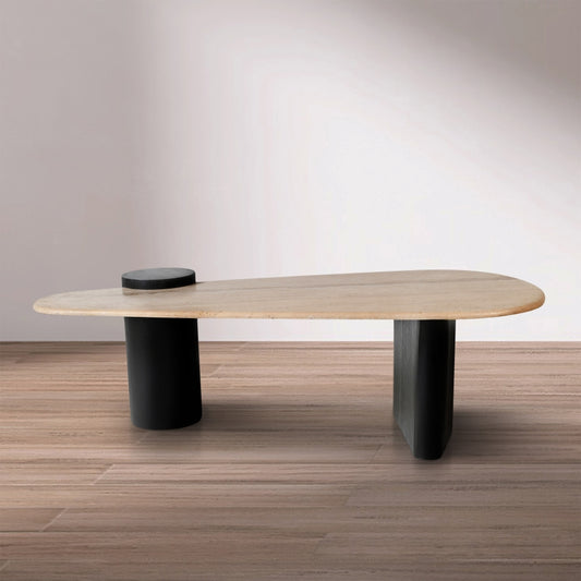 Taverna Natural / Black Coffee Table