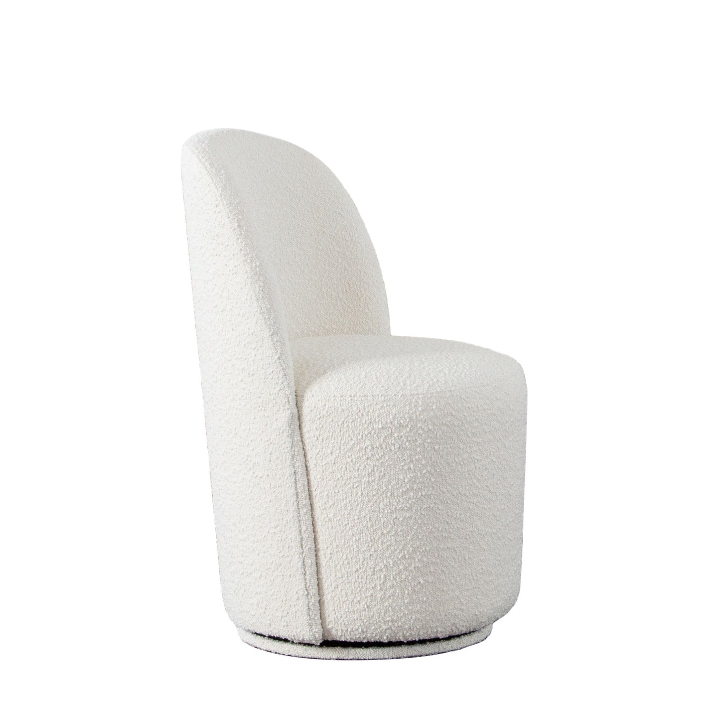 Kendall Dining/Accent Boucle Swivel Chair