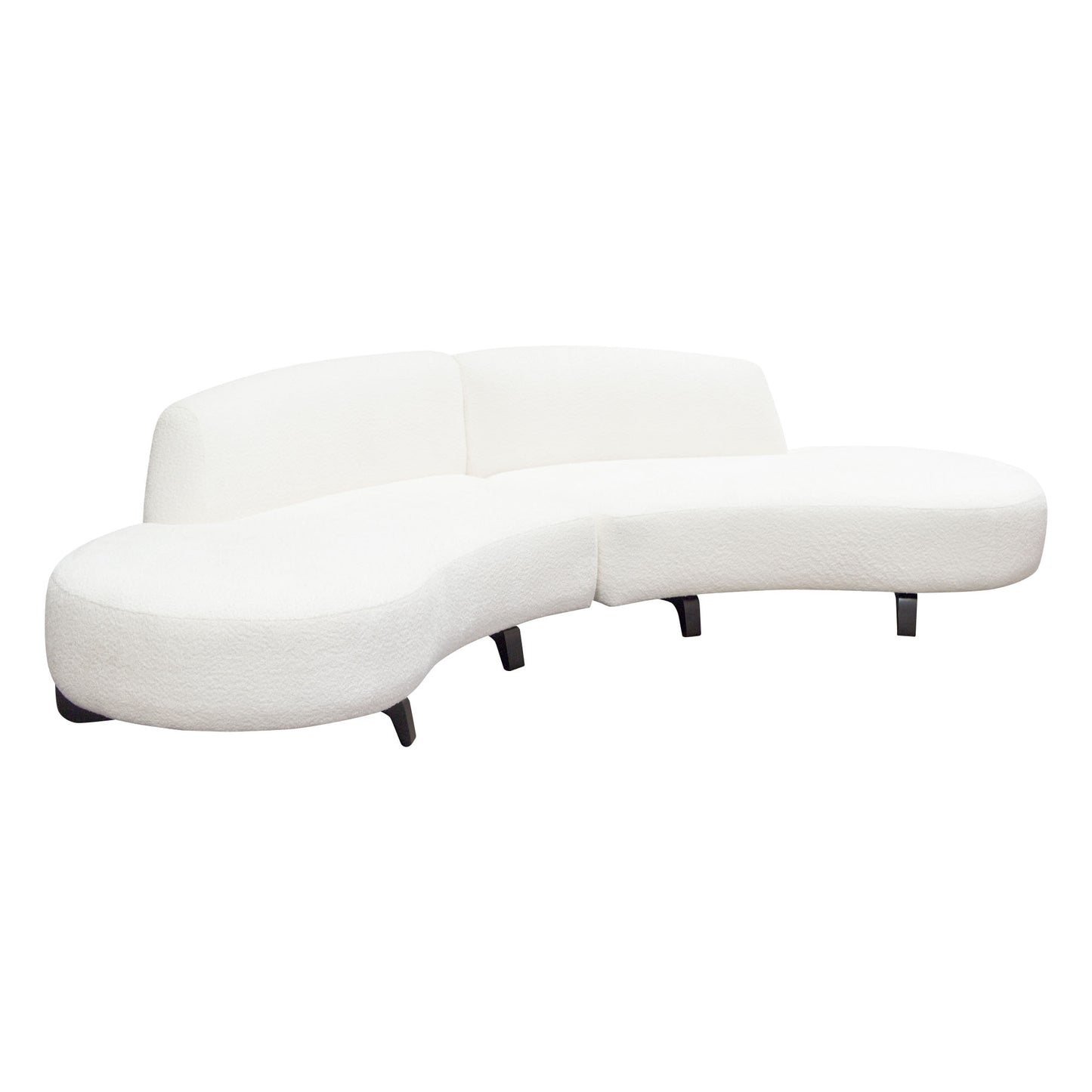 Vesper 2PC Modular Curved Armless Chaise