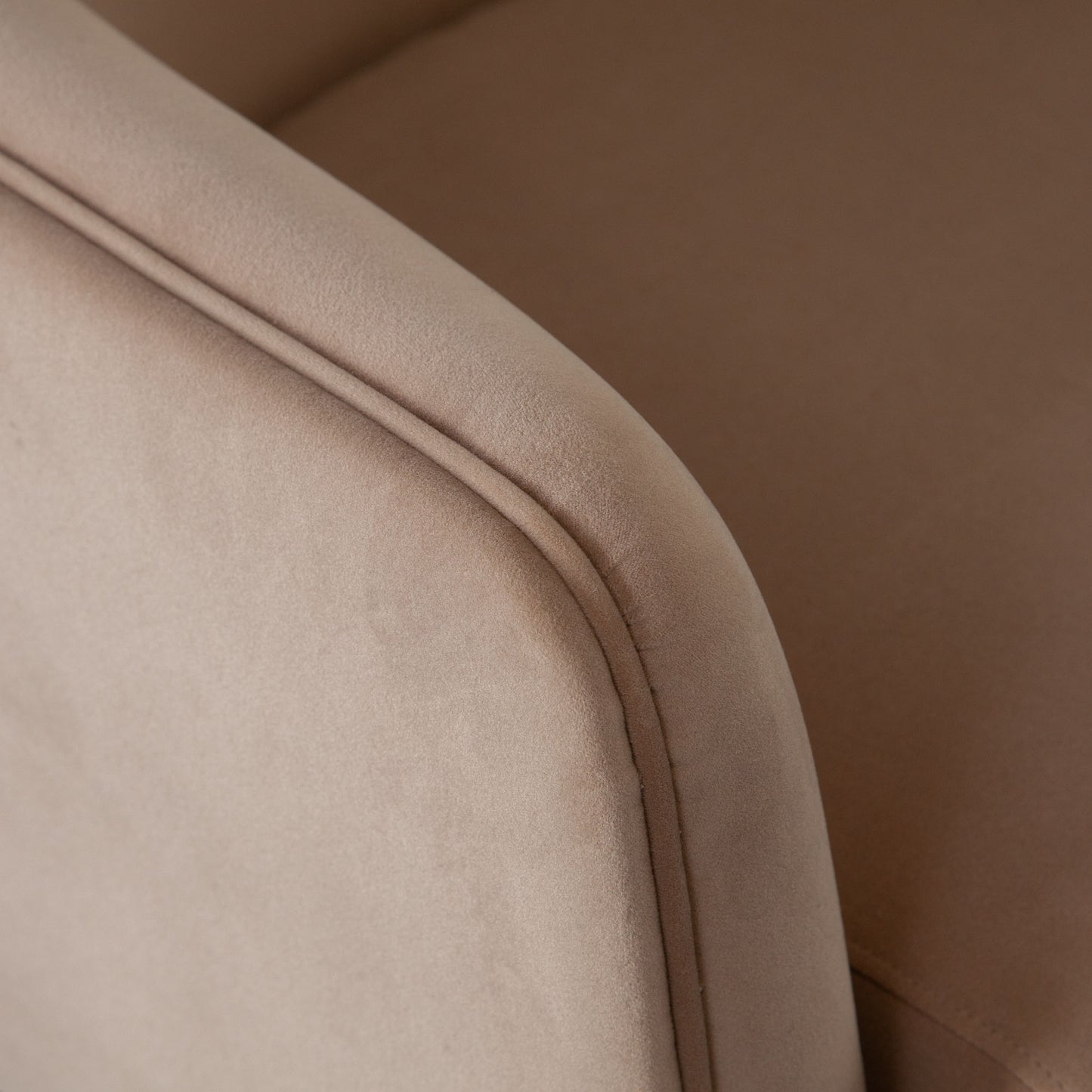 Leyah Accent Chair in Camel Performance Velvet