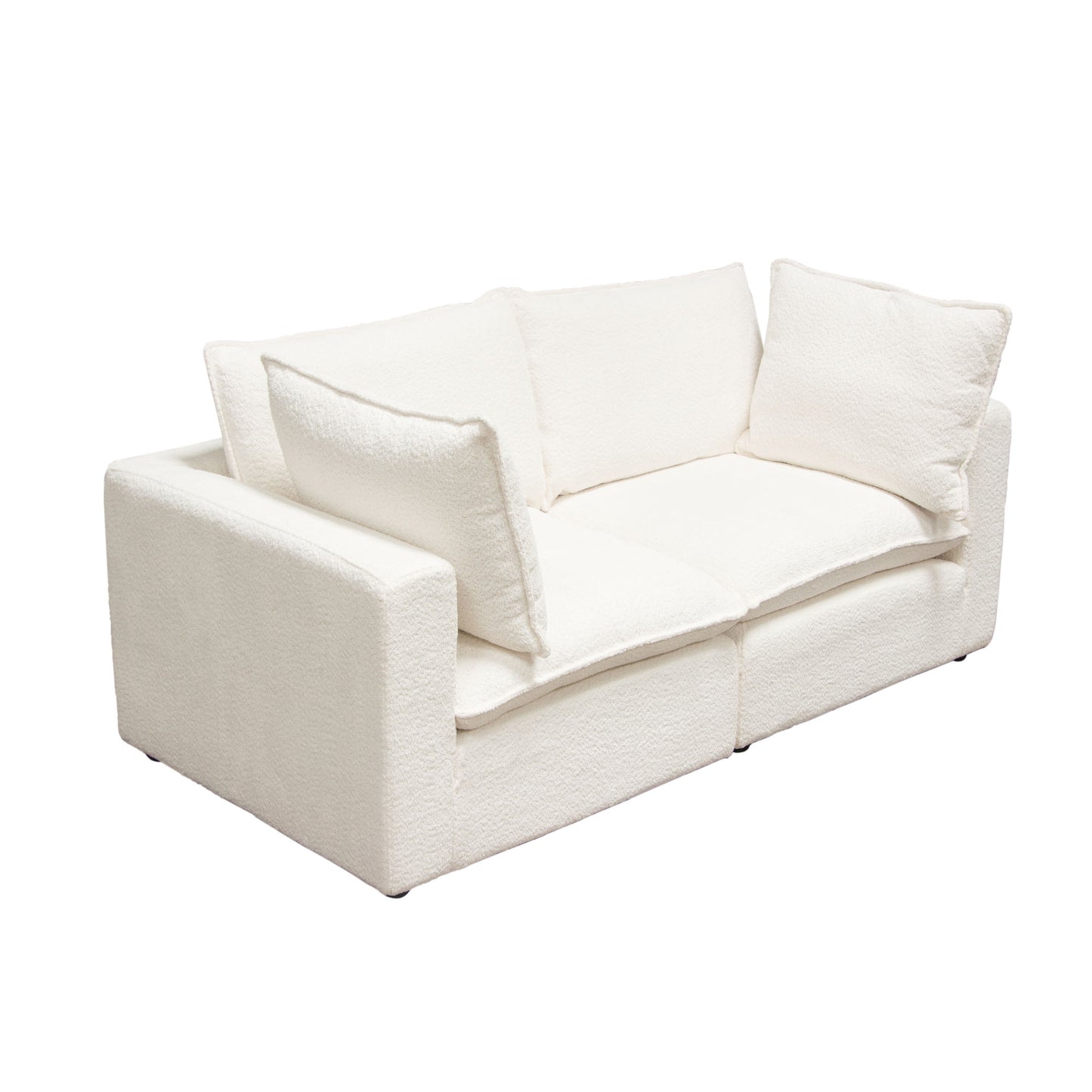 Ivy Dual Chaise Sectional w/ Feather Down Seating