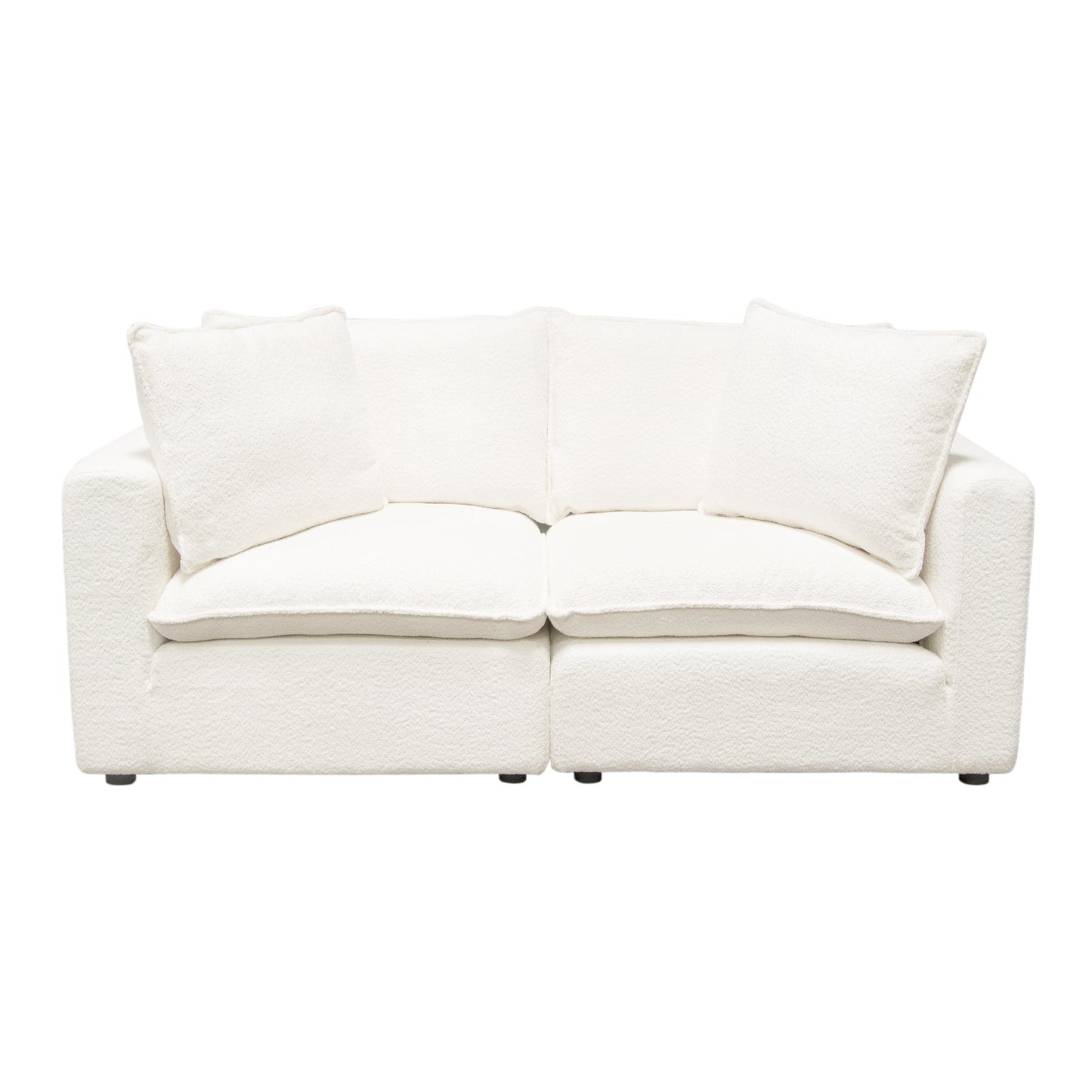 Ivy Dual Chaise Sectional w/ Feather Down Seating