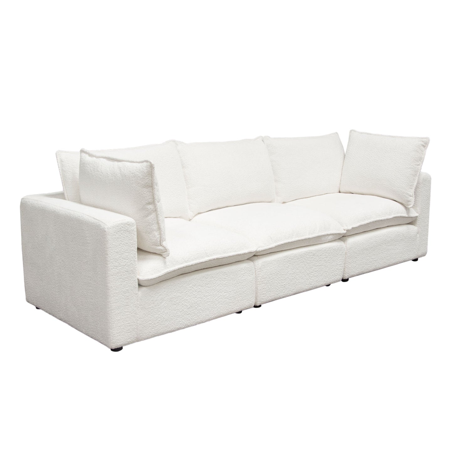 Ivy Dual Chaise Sectional w/ Feather Down Seating