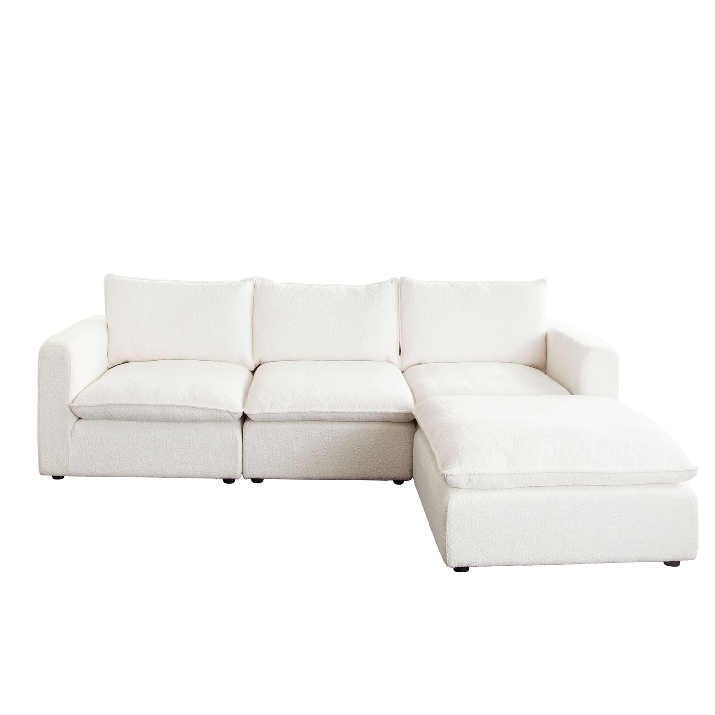 Ivy Dual Chaise Sectional w/ Feather Down Seating