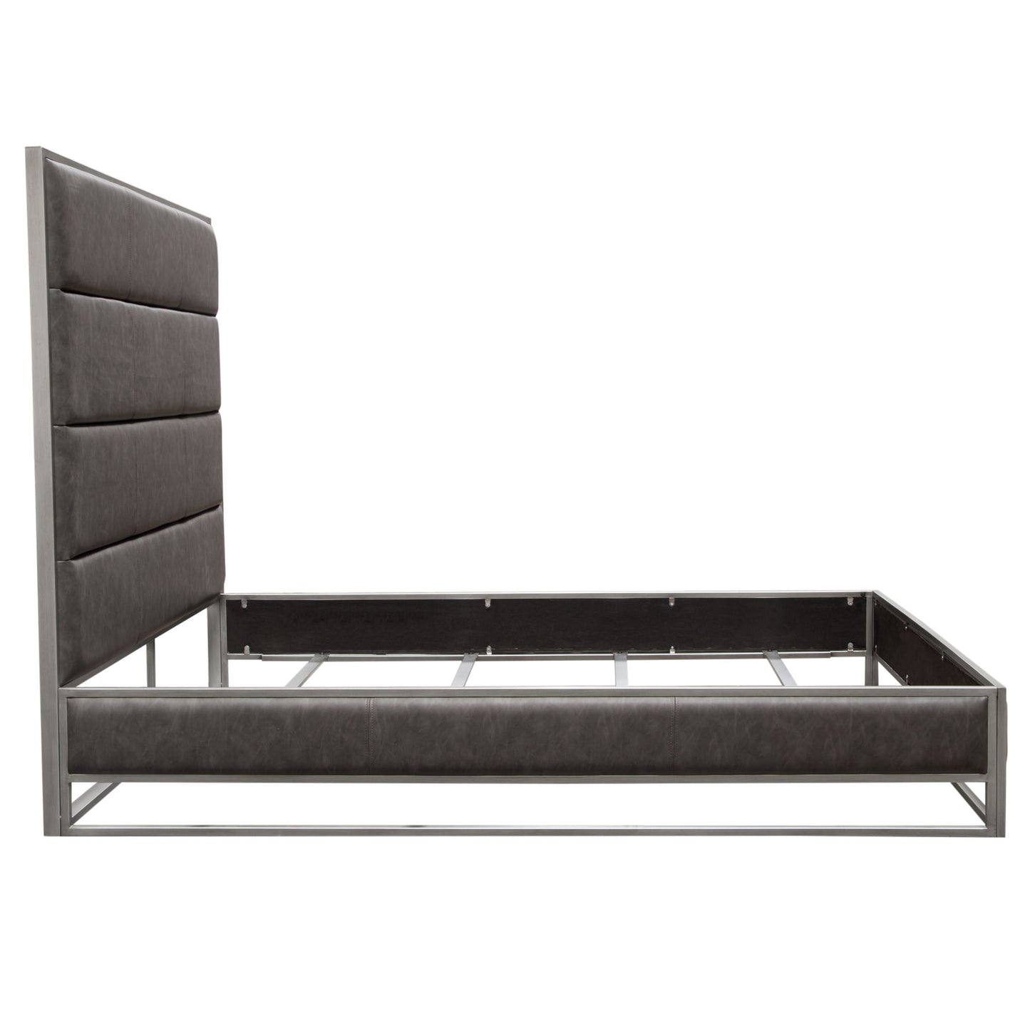 Empire Queen Bed in Weathered Grey