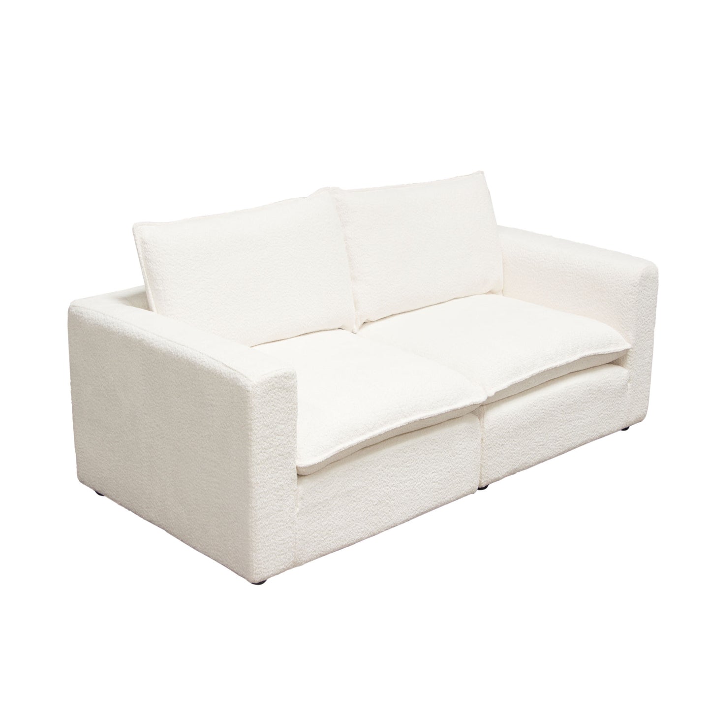 Ivy Dual Chaise Sectional w/ Feather Down Seating