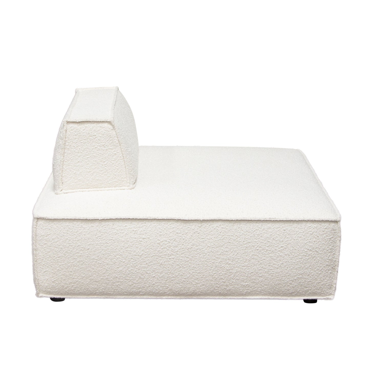 Cara Square Modular Lounger in Ivory