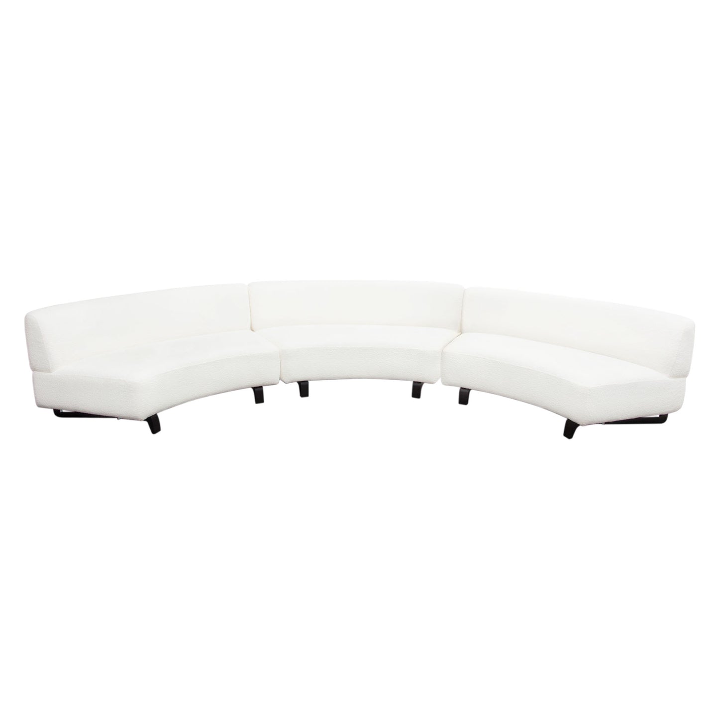 Vesper 2PC Modular Curved Armless Chaise