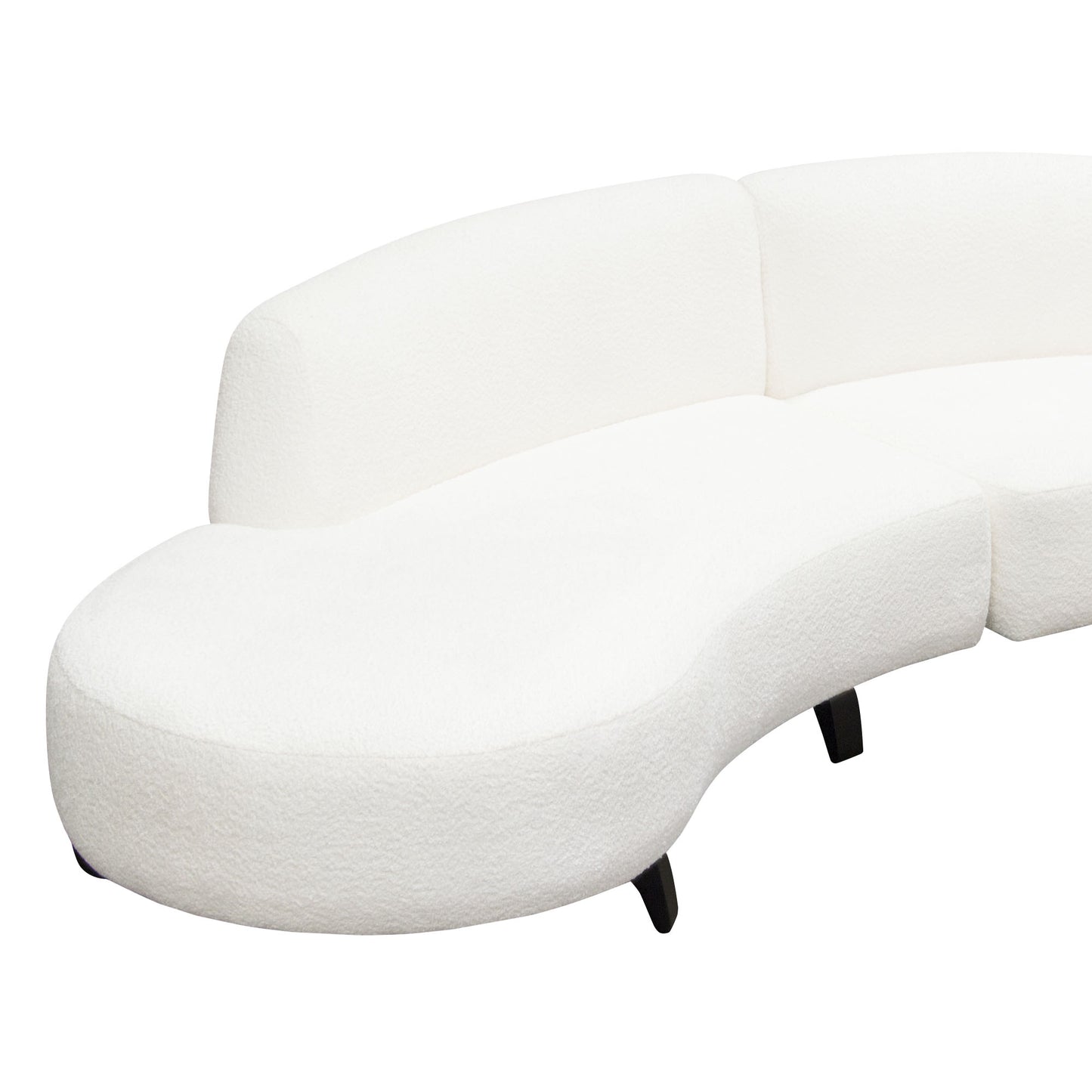 Vesper 2PC Modular Curved Armless Chaise