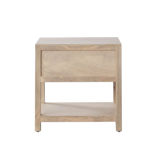 Sadler 1-Drawer Solid Mango Wood Accent Table