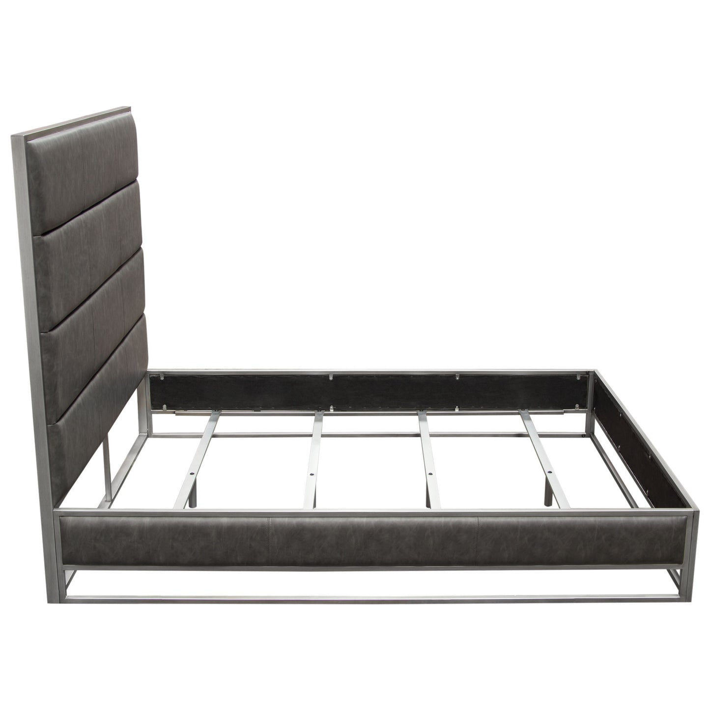 Empire Queen Bed in Weathered Grey