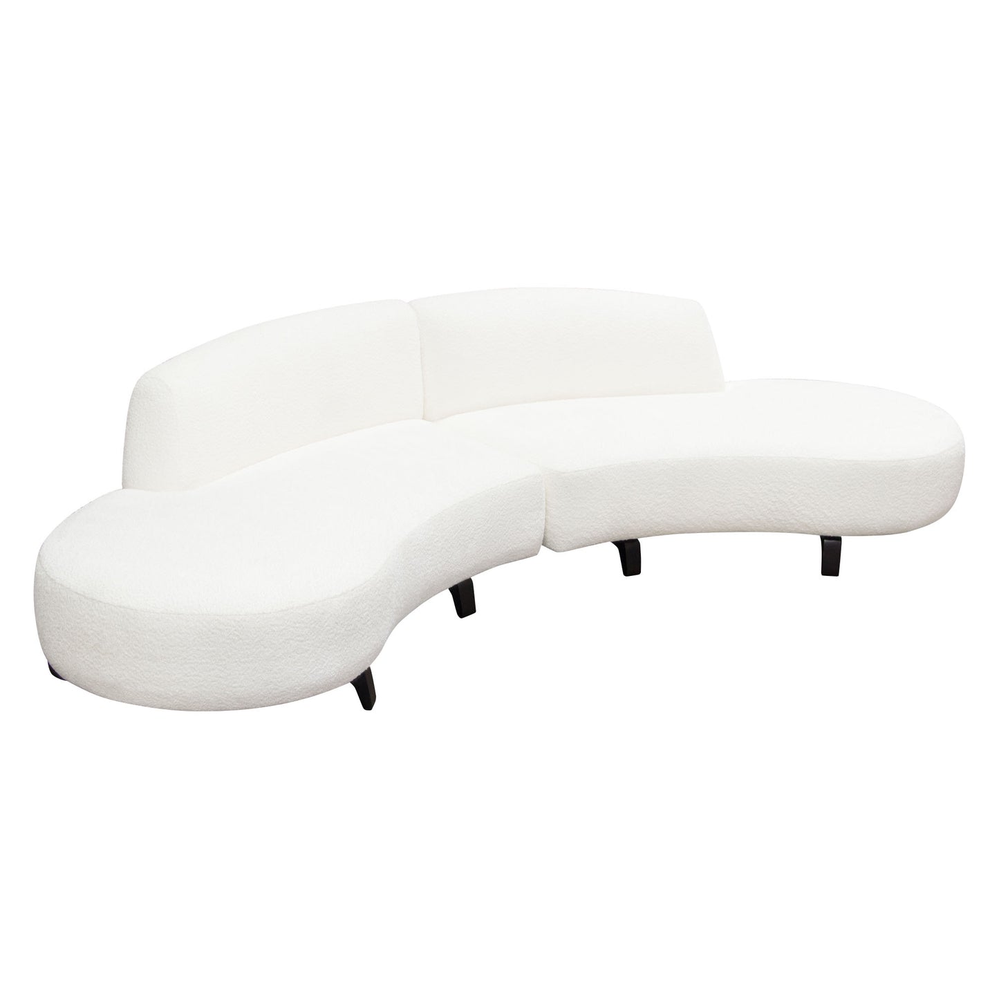 Vesper 2PC Modular Curved Armless Chaise