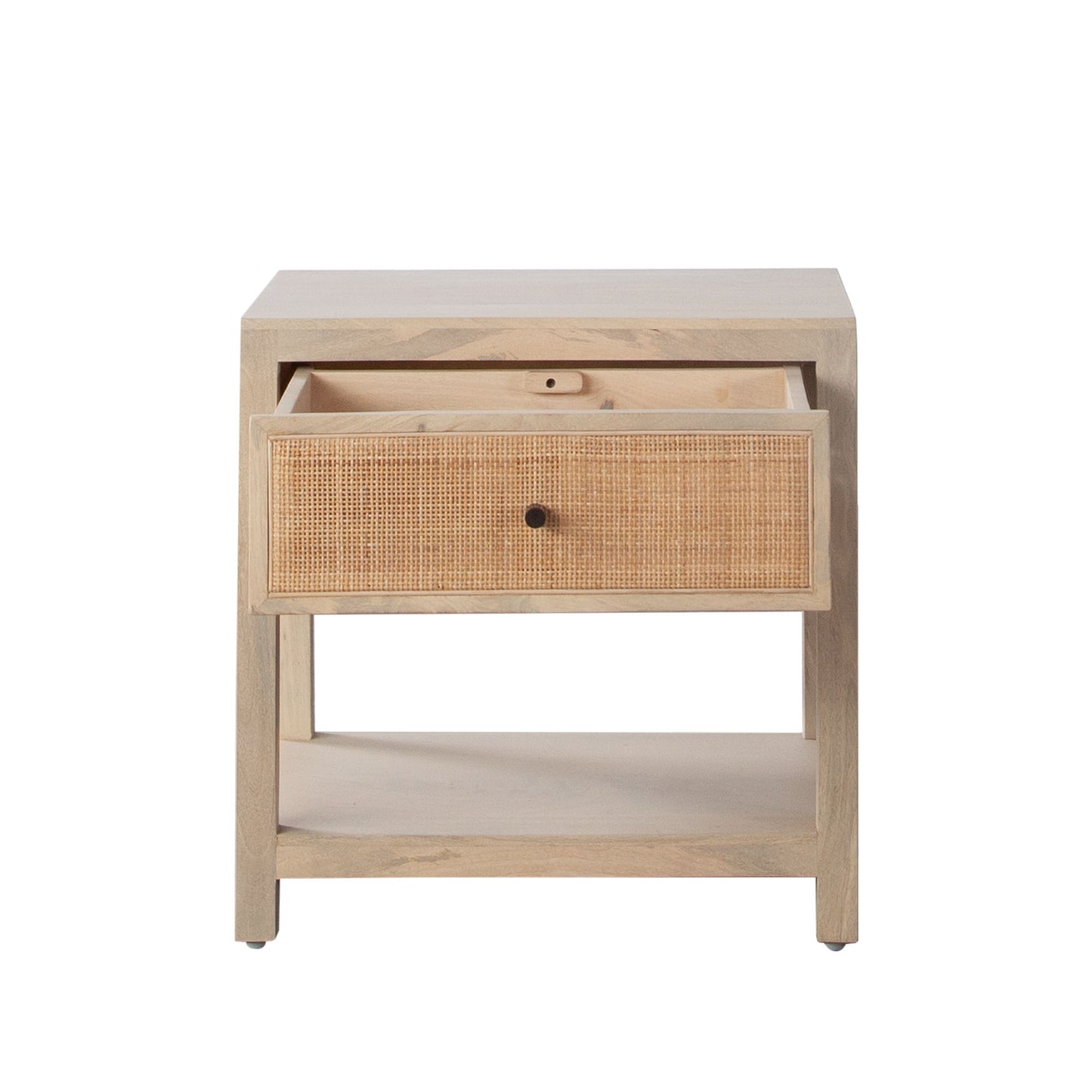 Sadler 1-Drawer Solid Mango Wood Accent Table